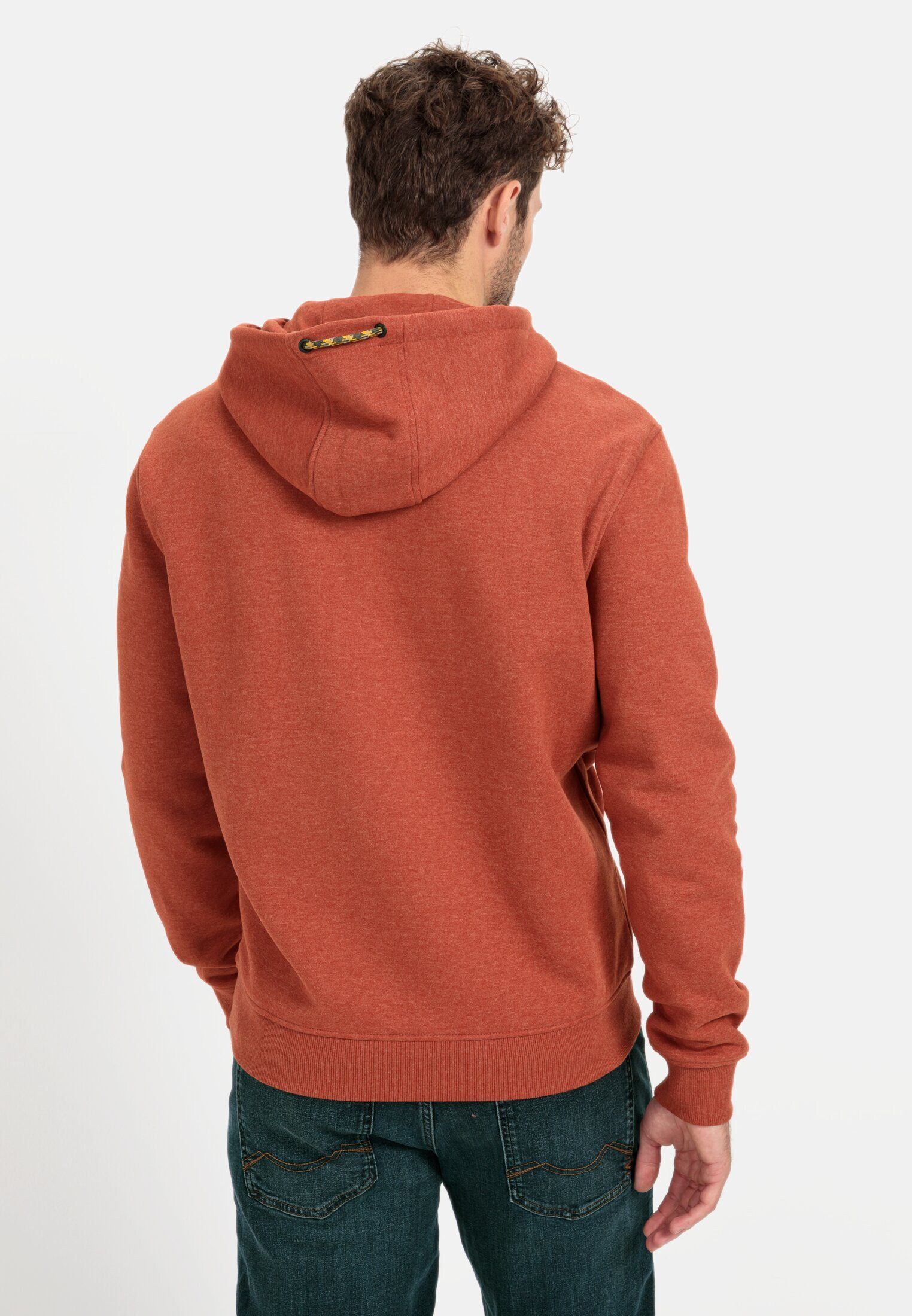 camel active Kapuzenpullover Sweatshirt mit Kapuze aus einem Baumwollmix (1-tlg)