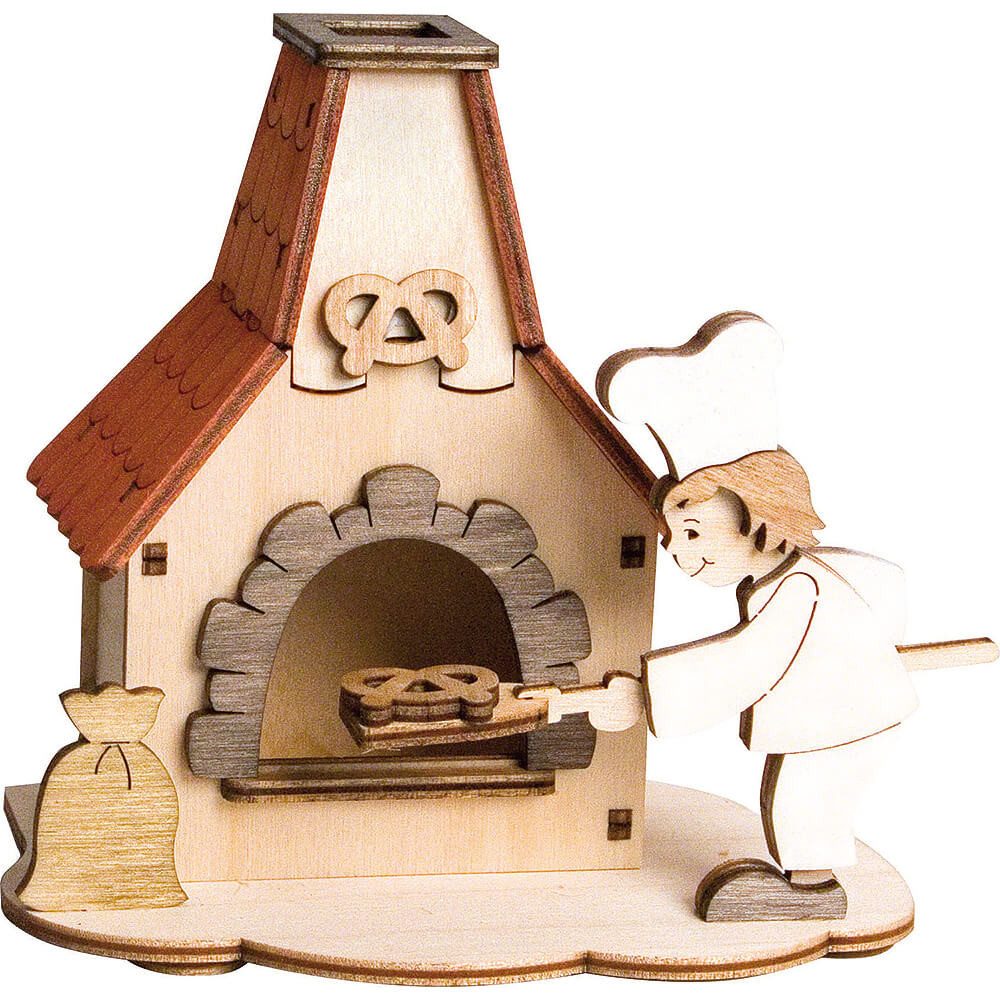 Kuhnert Räuchermännchen Bastelset Räucherkerzenbackofen (12cm) von Drechslerei Kuhnert
