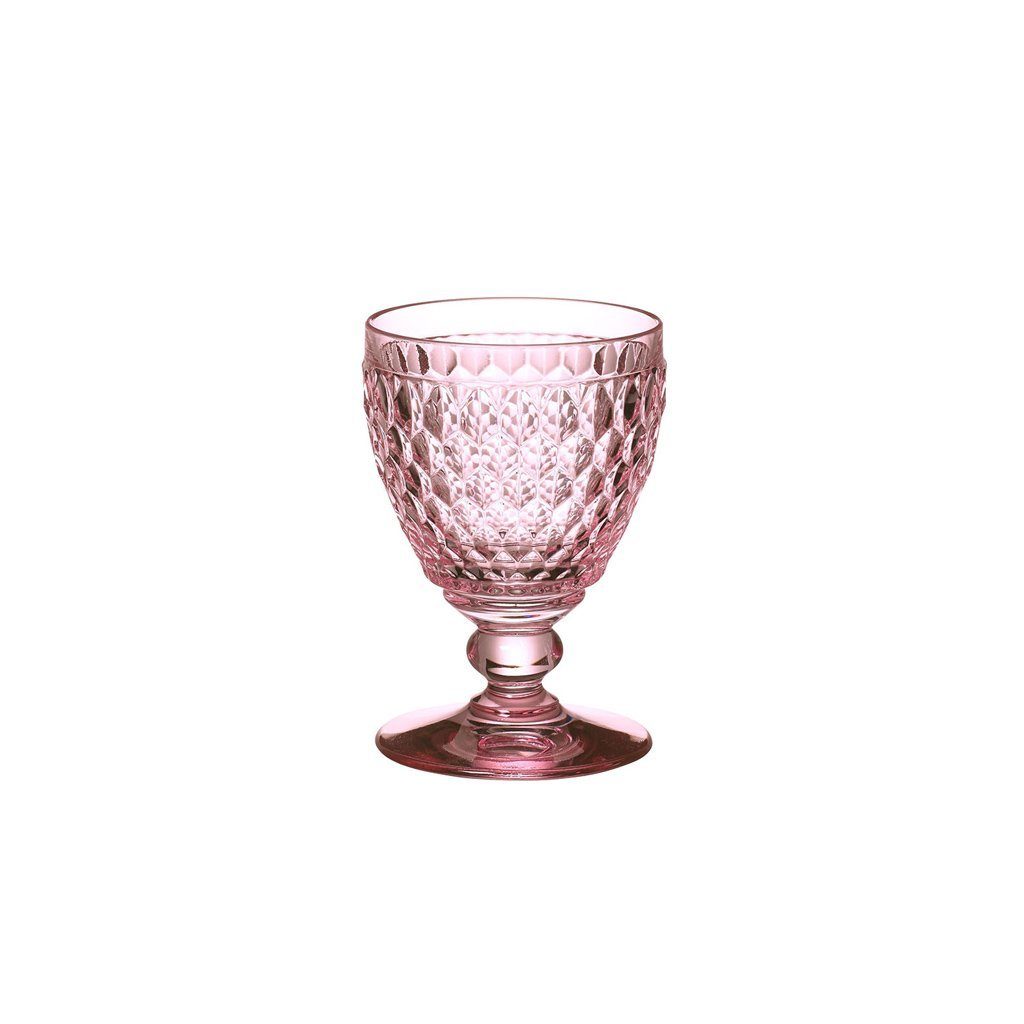 Villeroy & Boch Weißweinglas Boston Coloured Weißweinglas Rose, Glas