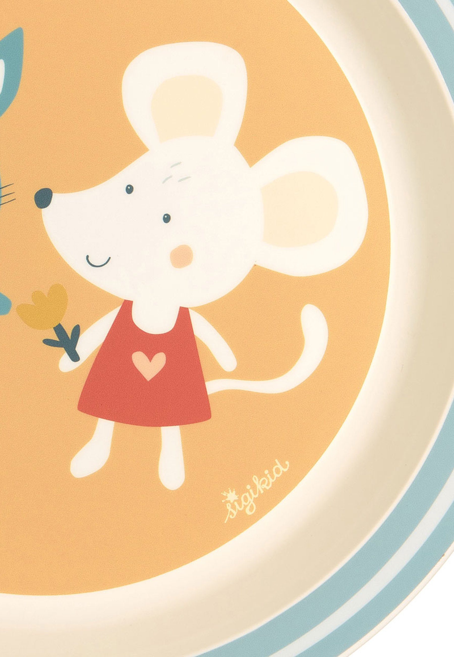 Sigikid Teller Teller Maus & Hase rPET "4 Freunde", (1 St)