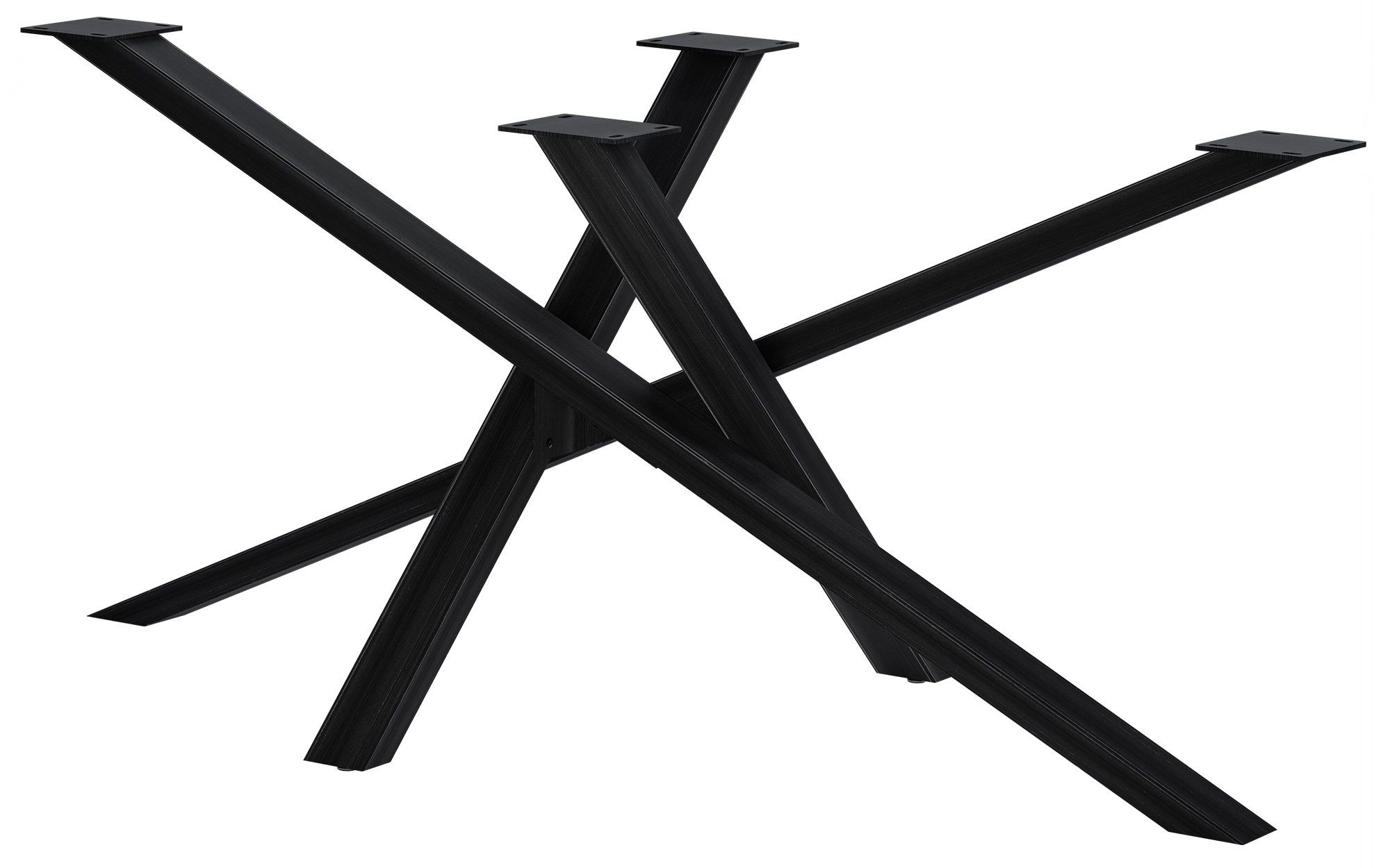 CLP Tischbein Finney, Metallbeine für DIY-Tischkufen, Bodenschoner
