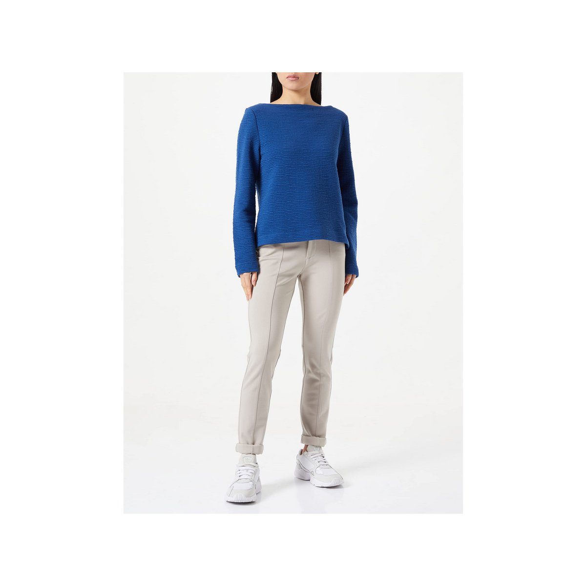 regular s.Oliver Sweatshirt blau fit (1-tlg)