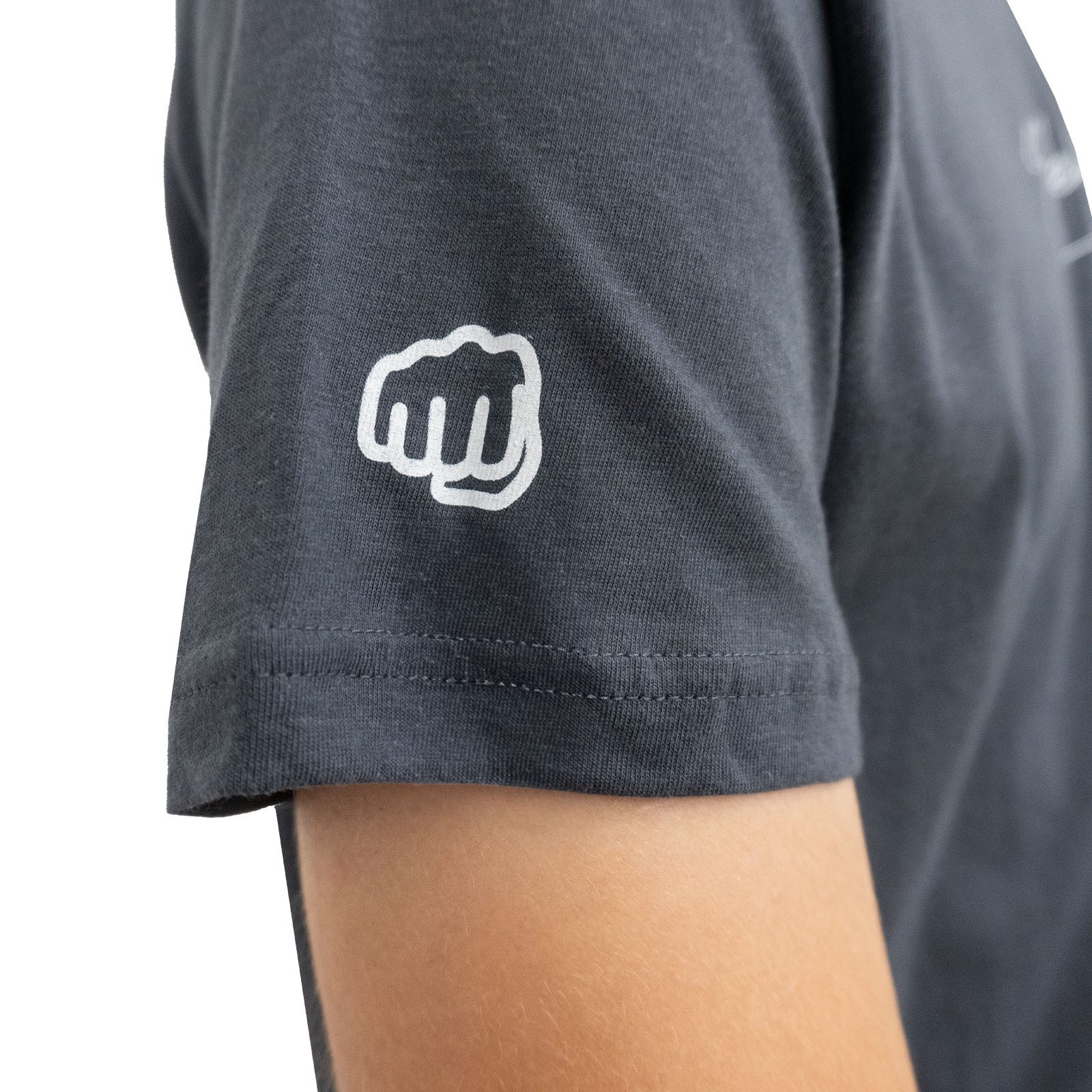 Weber GmbH Print-Shirt Weber Since 1950 T-Shirt grau (1-tlg) Aufdruck, strapazierfähig, weiches Material, Baumwolle
