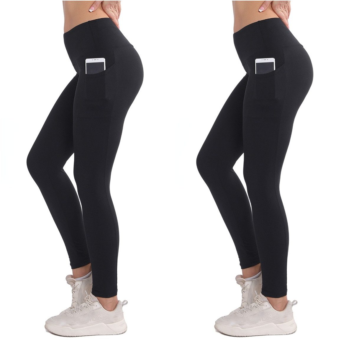 Blusmart Thermoleggings Fleece-Leggings für Herbst und Winter (Damen-Bauchs günstig online kaufen