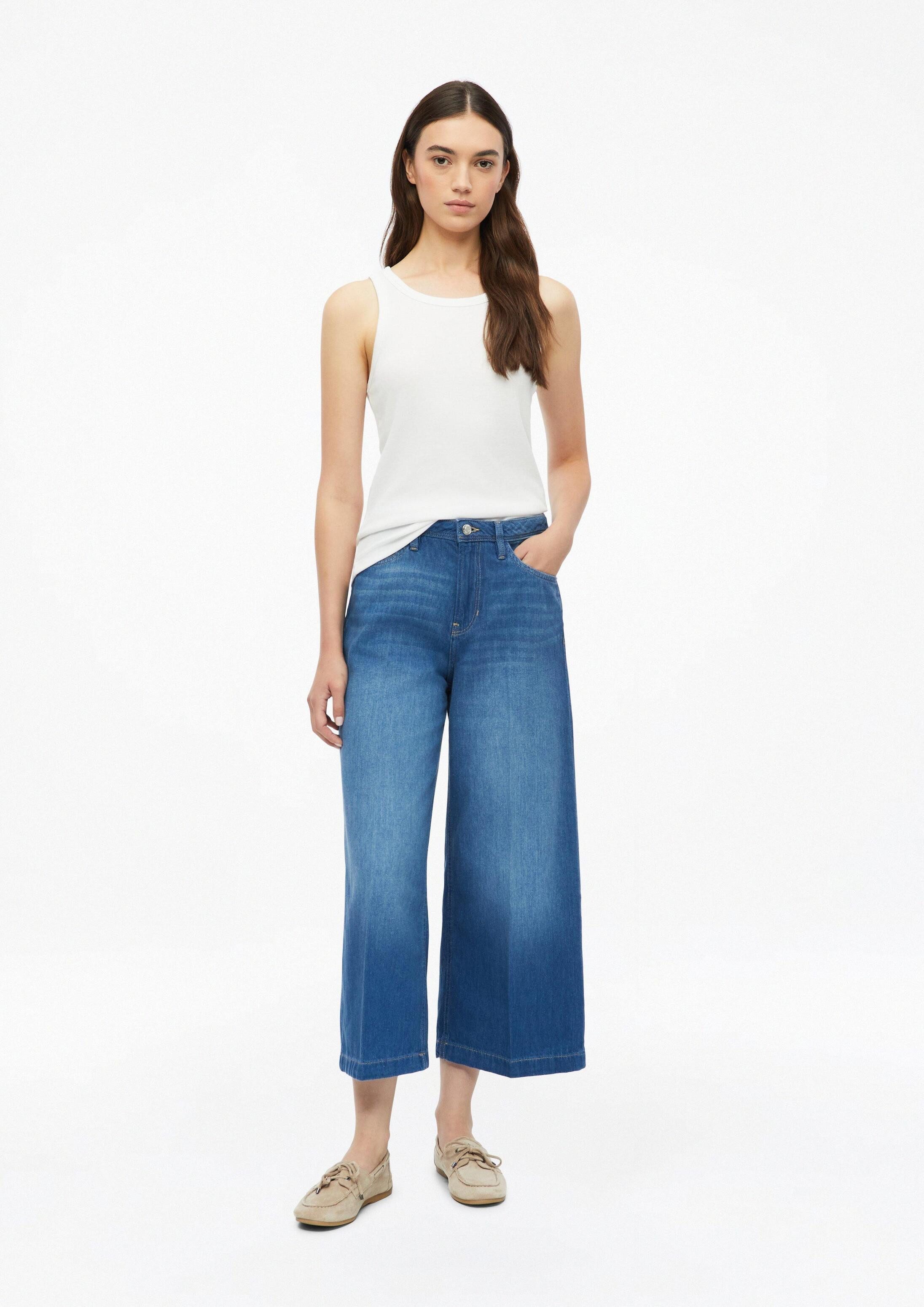 s.Oliver Weite Jeans Jeans-Hose SURI Culotte Jeans Suri / High Rise / Wide Fit