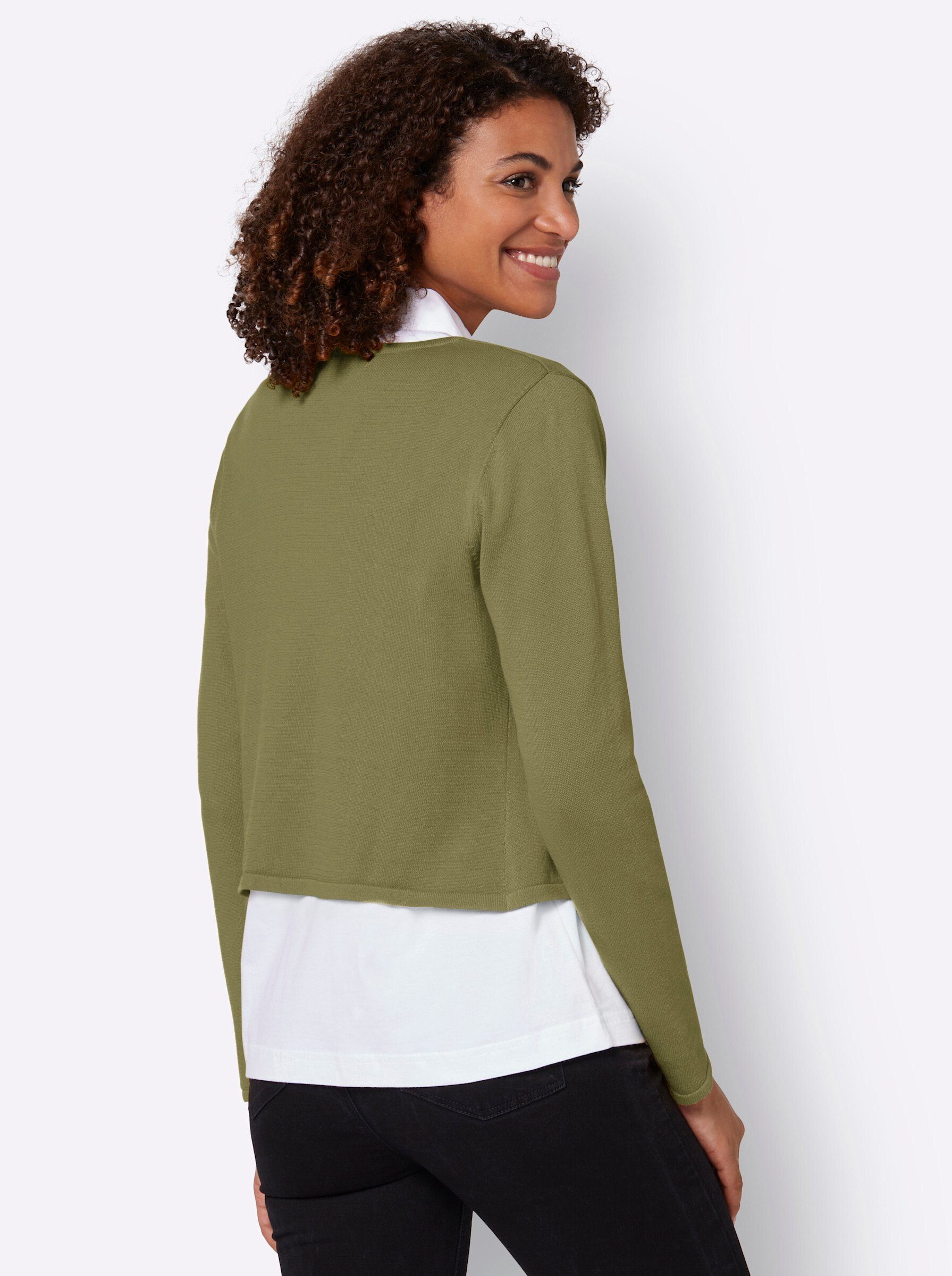 Strickjacke WEIDEN khaki WITT