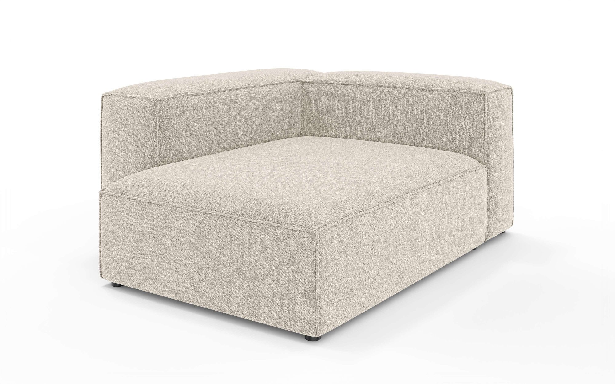 OTTO home Ottomane XL HAILY links/rechts bestellbar, extra tief, Maße B/T/H: 130/160/72cm, als Modul oder separat verwendbar, für individuelle Zusammenstellung