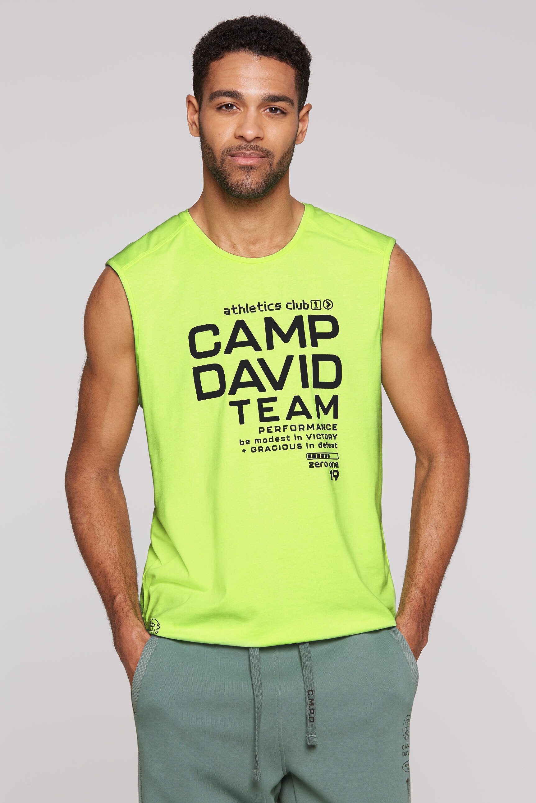 CAMP DAVID Rundhalsshirt mit Baumwolle günstig online kaufen