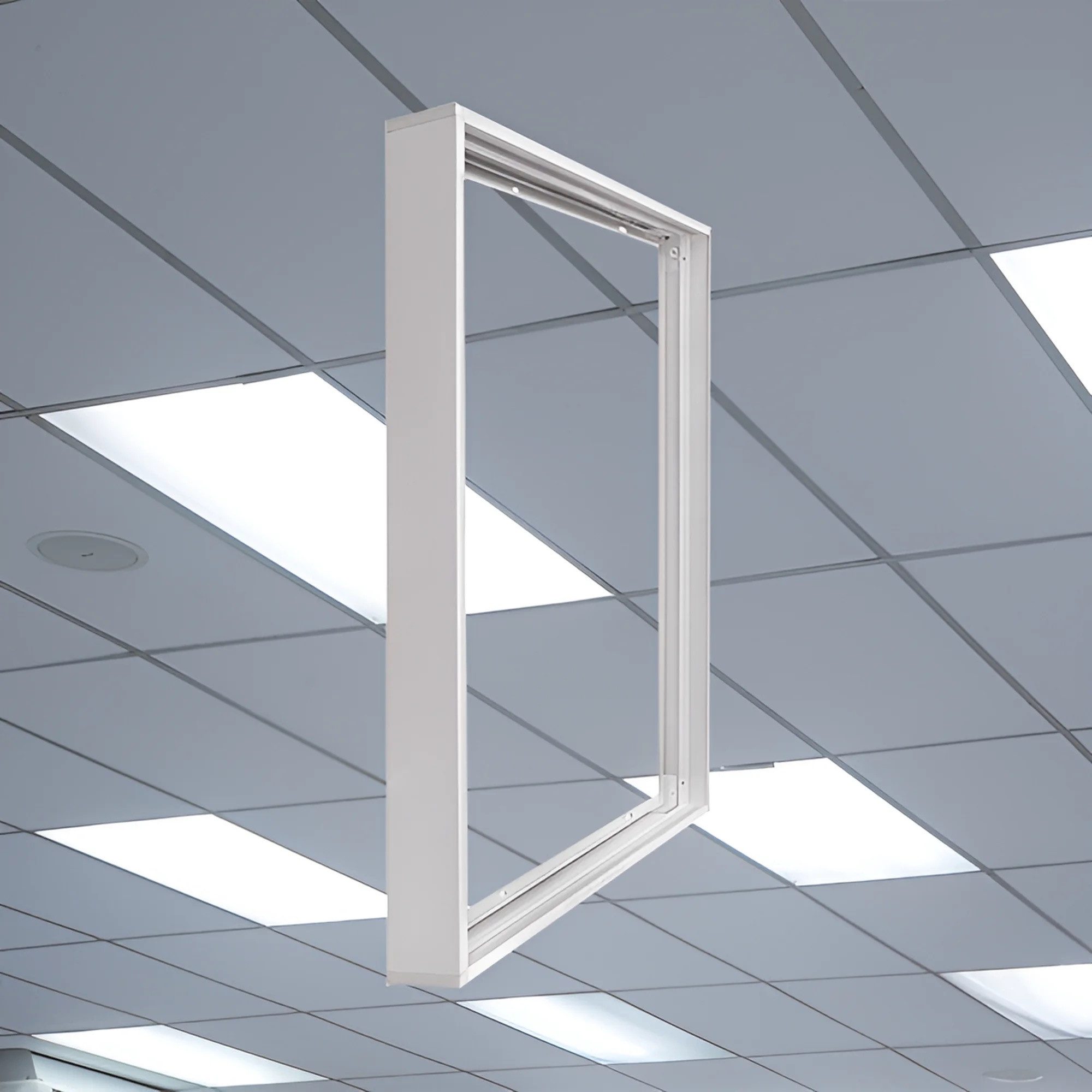 Braytron LED Panel LED Leuchte Weiß Metall IP20, LED fest integriert, Langlebig