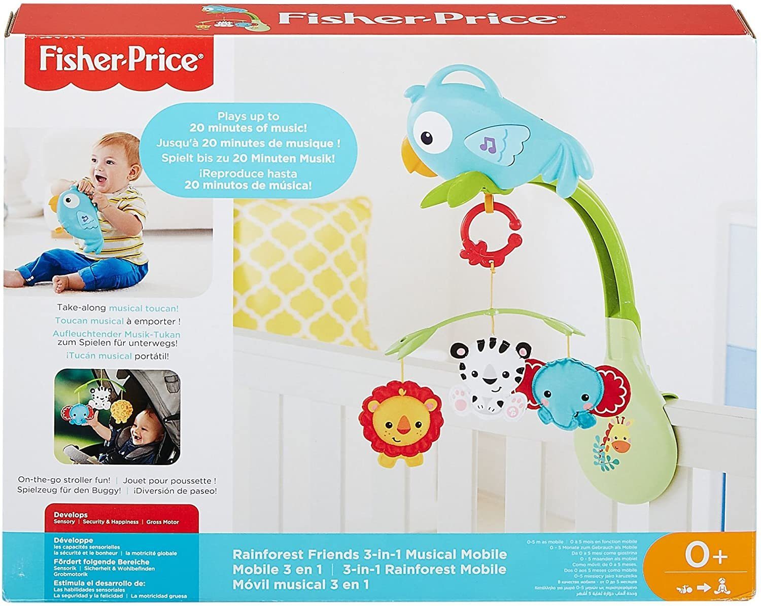 Fisher-Price® Actionfigur Mobile mit Musik - Rainforest
