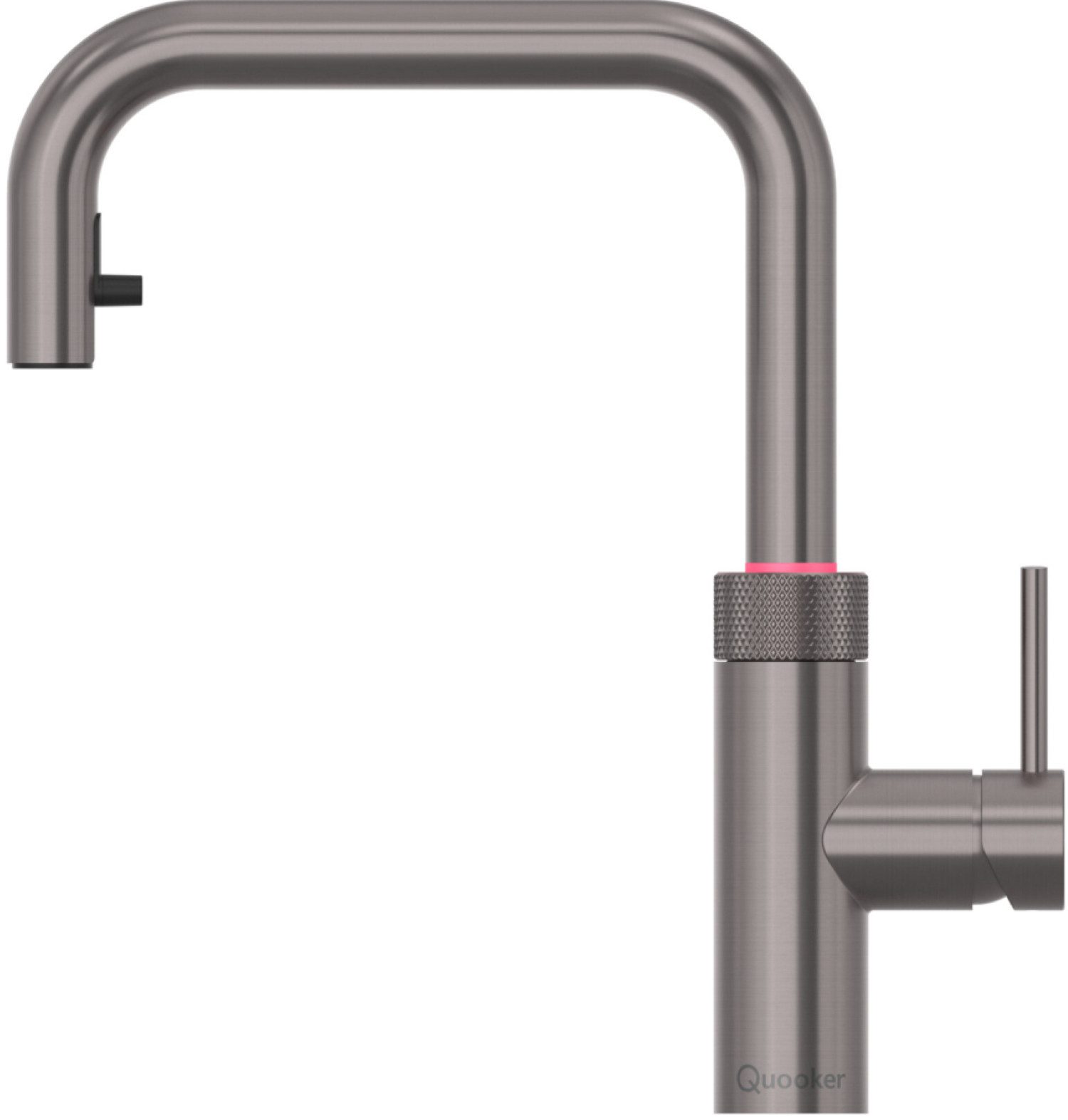 QUOOKER Küchenarmatur Quooker Flex Square, COMBI, Gunmetal, FXSGME COMBI *inkl. 7 JAHRE GARANTIE*