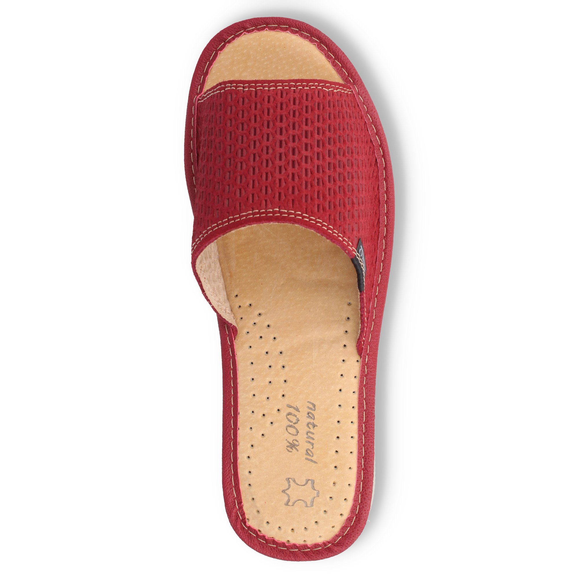 filsko Almada aus Veloursleder offene Damen Hausschuh