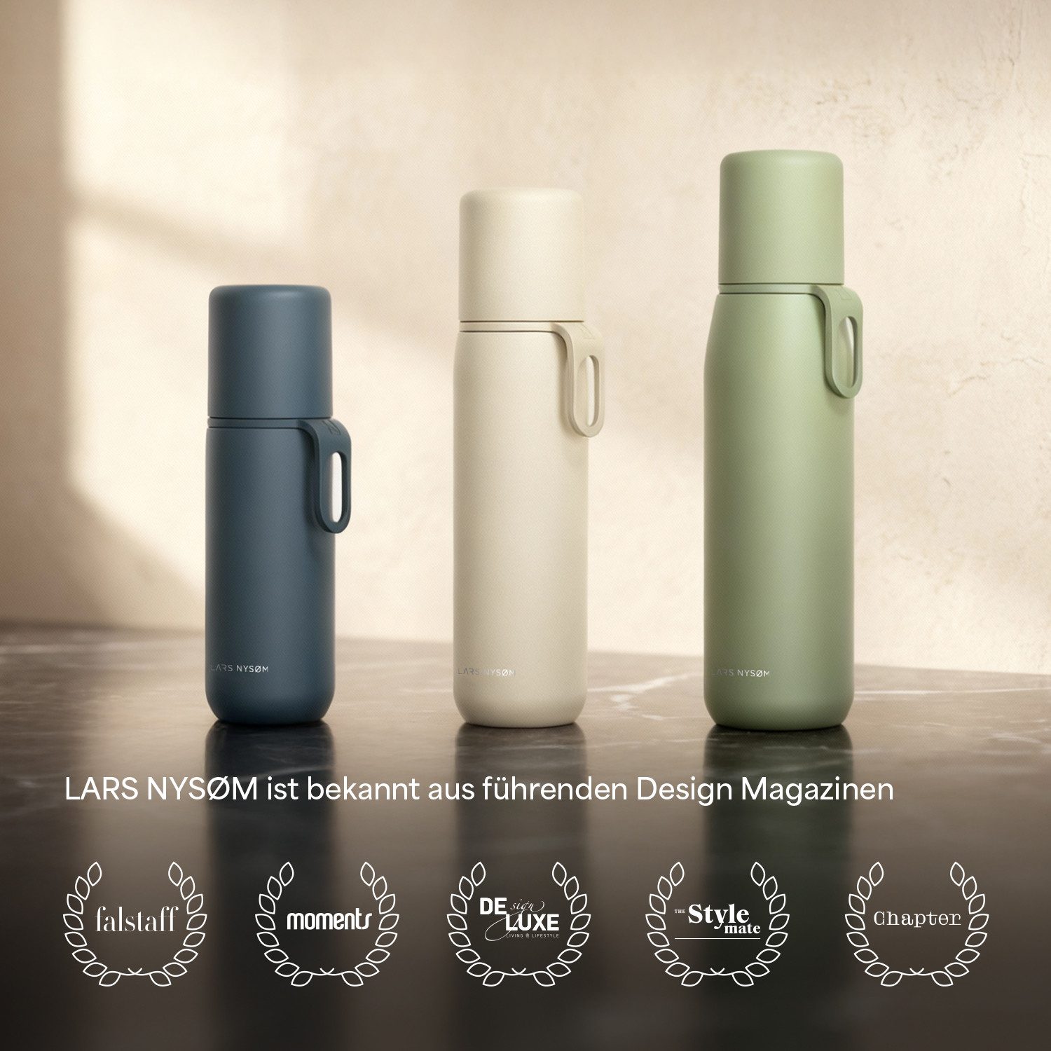 LARS NYSØM Thermoflasche Lune