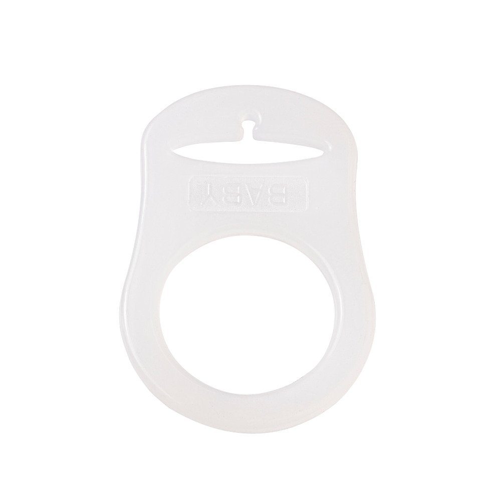 HobbyFun Dekoobjekt Schnulli-Silikonring für Schnullerketten, 1 Stk. lebensmittelecht
