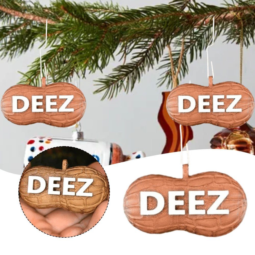 Anhänger Anhänger Personalisierbar, Nuss-Weihnachtsbaum-Anhänger, Zum, Modischer stereoscopic Blusmart