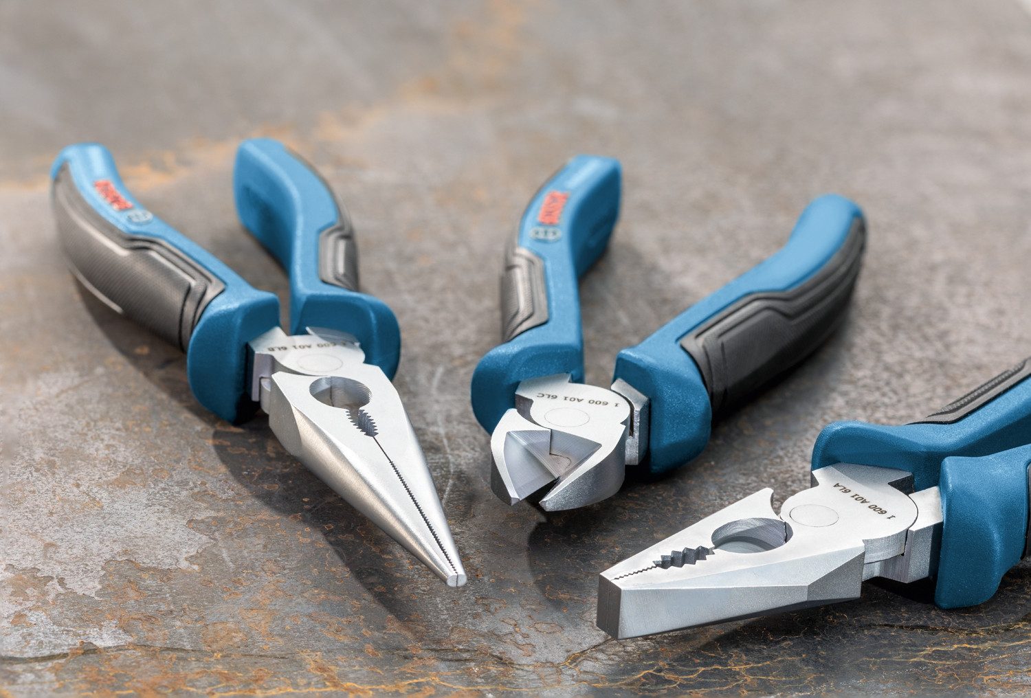 Bosch Professional Zangenset »1600A016BG«, 3-tlg., langlebige Zangen für professionelle Anwendungen
