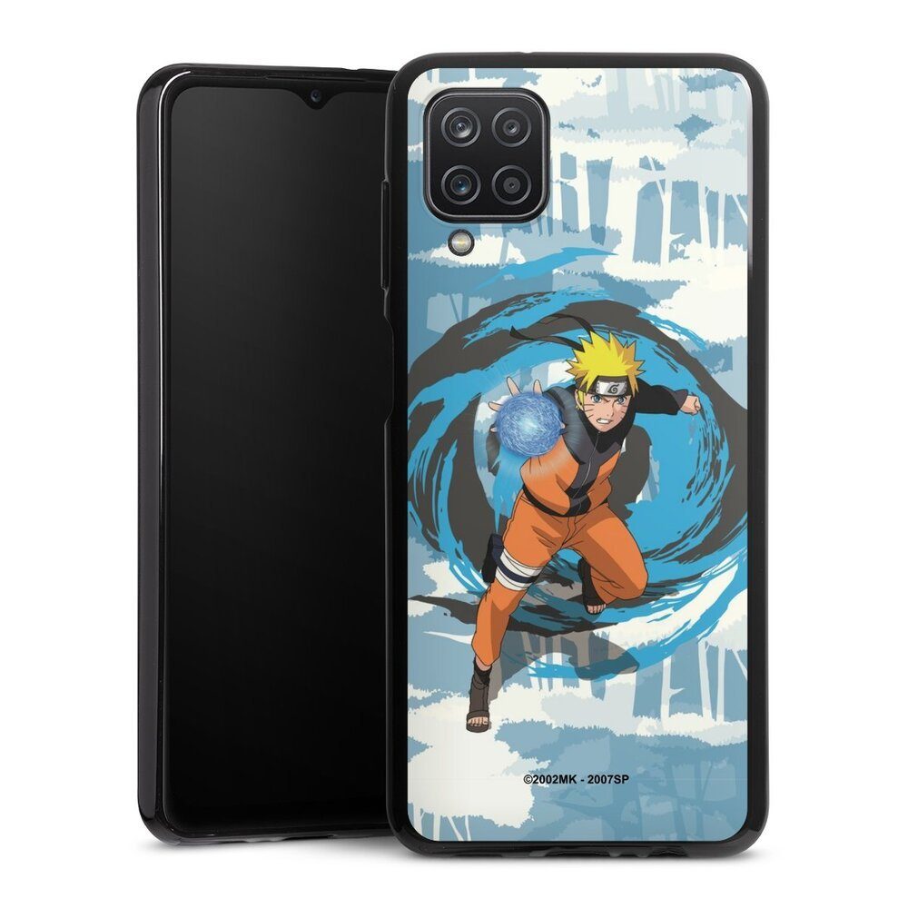 DeinDesign Handyhülle Offizielles Lizenzprodukt Manga Naruto Shippuden  Naruto Rasengan, Samsung Galaxy A12 Silikon Hülle Bumper Case Handy  Schutzhülle