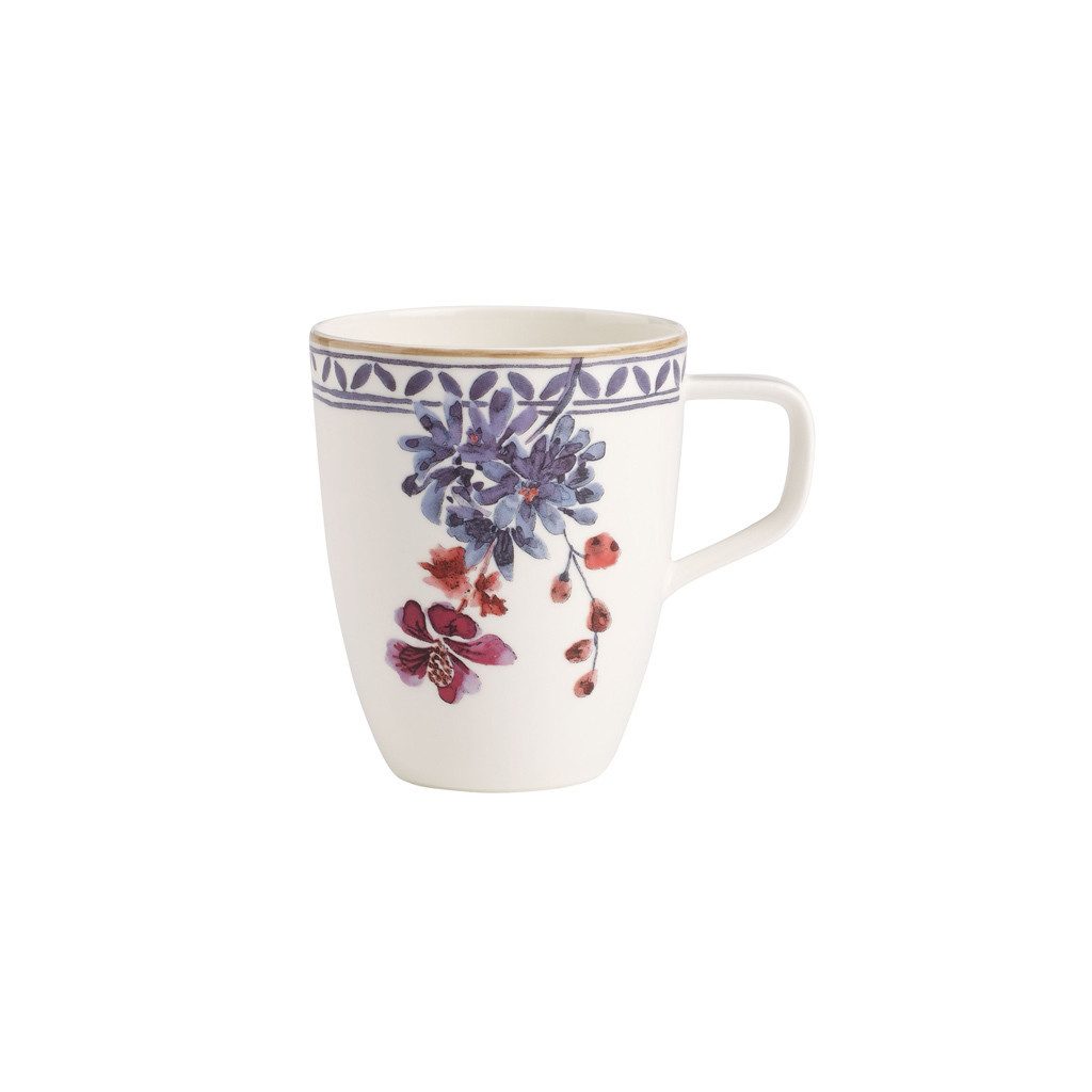 Villeroy & Boch Becher Artesano Provençal Lavendel Becher mit Henkel, Porzellan