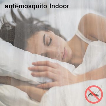 Intirilife Moskitonetz (1 St), Mückennetz Mosquitonetz, Outdoor, Indoor, Polyester, 280 mesh