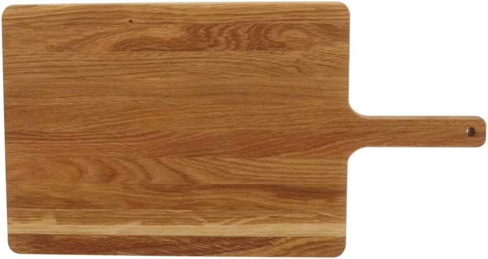 Hofmeister Schneidebrett 42 x 22 mit Griff Küchenbrett Schneidunterlage Holzbrett, Eichenholz