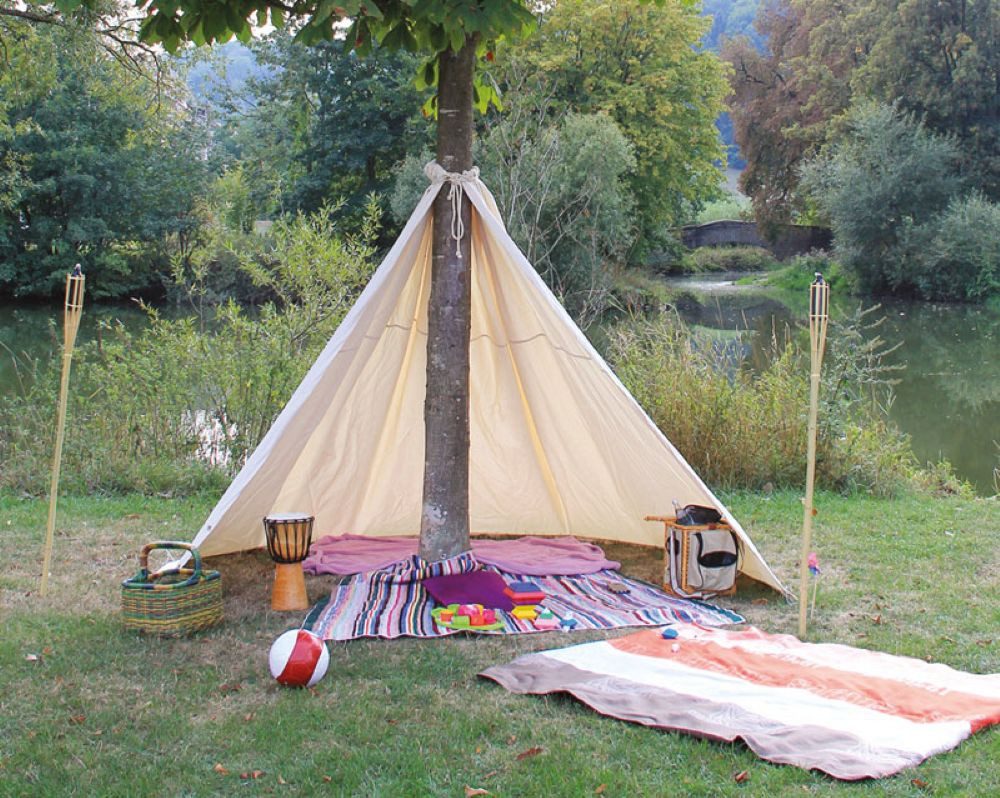 Spielzelt Baum Tipi