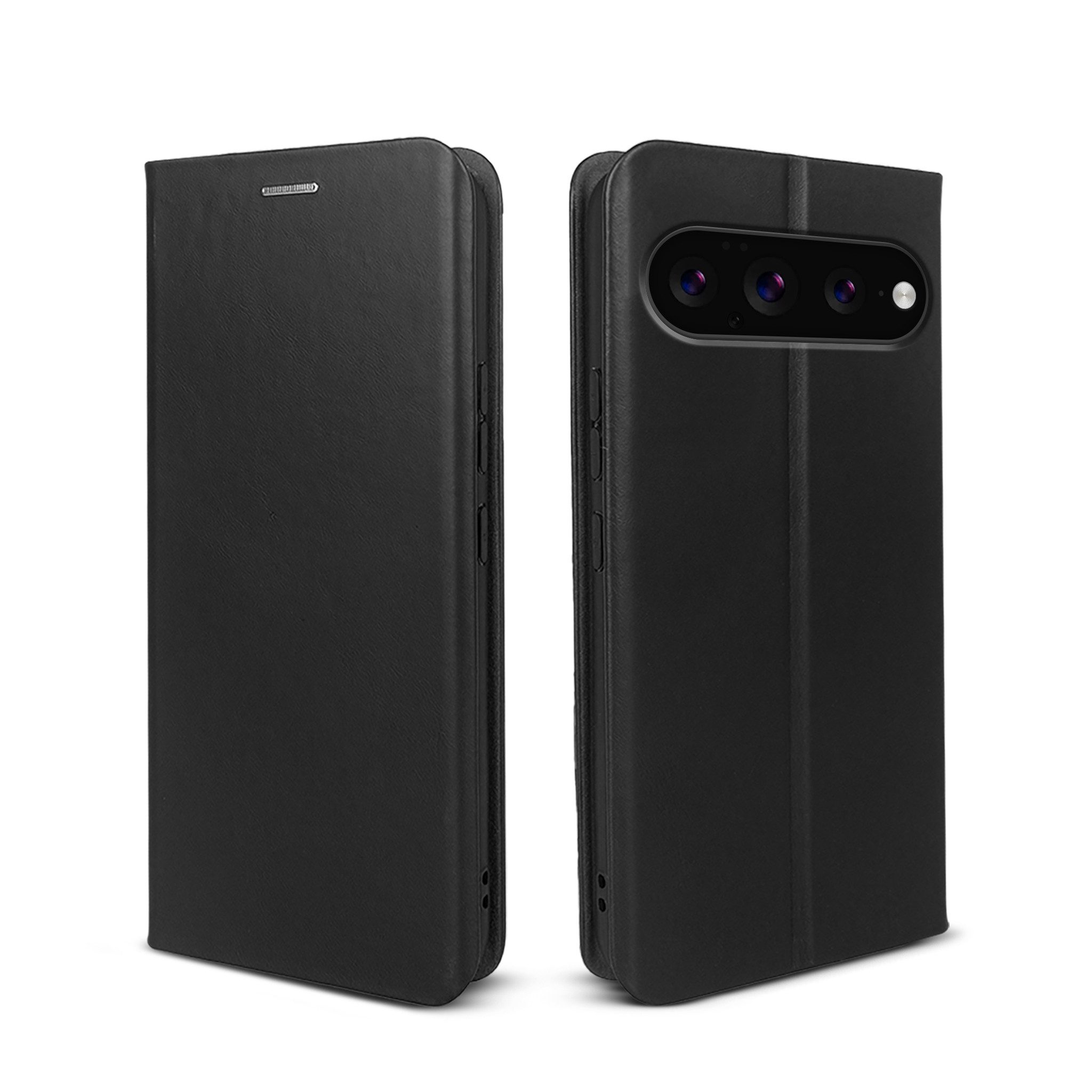 Tec-Expert Handyhülle Echtleder Klapp Hülle für Google Pixel 11 Pro XL 6.8 Zoll, 6.8", Cover Klapphülle Case mit Kartenfach RFID Schutz aufstellbar
