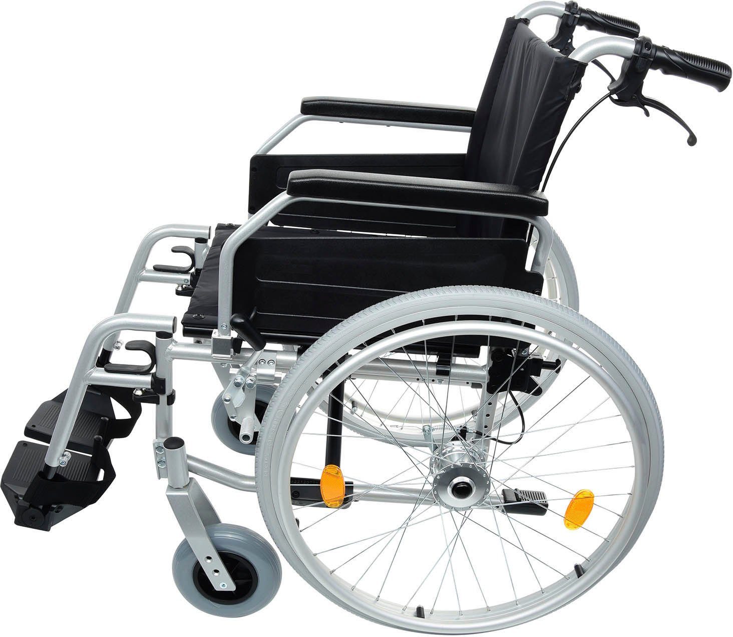 bescomedical Transportrollstuhl Primus ML 2.0, Sitzbreite 40 cm mit Trommelbremse und Standardarmlehne