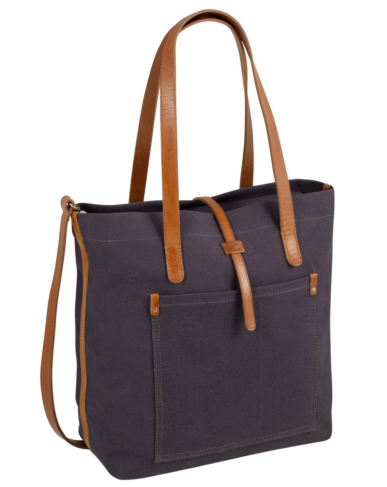 camel active Schultertasche Nizza Dark Grey | Canvas-Taschen