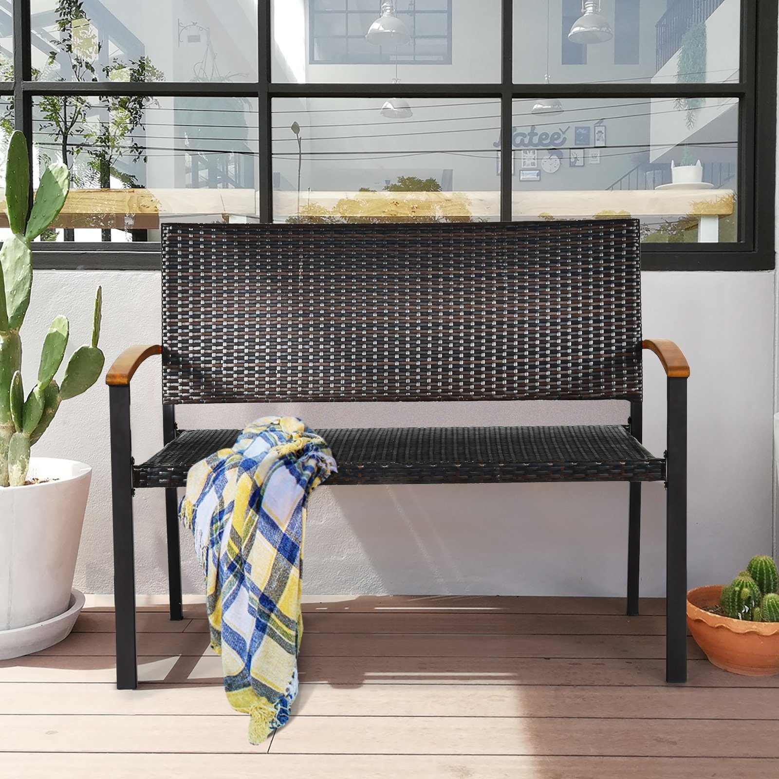 42+ Rattanbank Für Balkon, Udpatio gartenbank wetterfest aus
