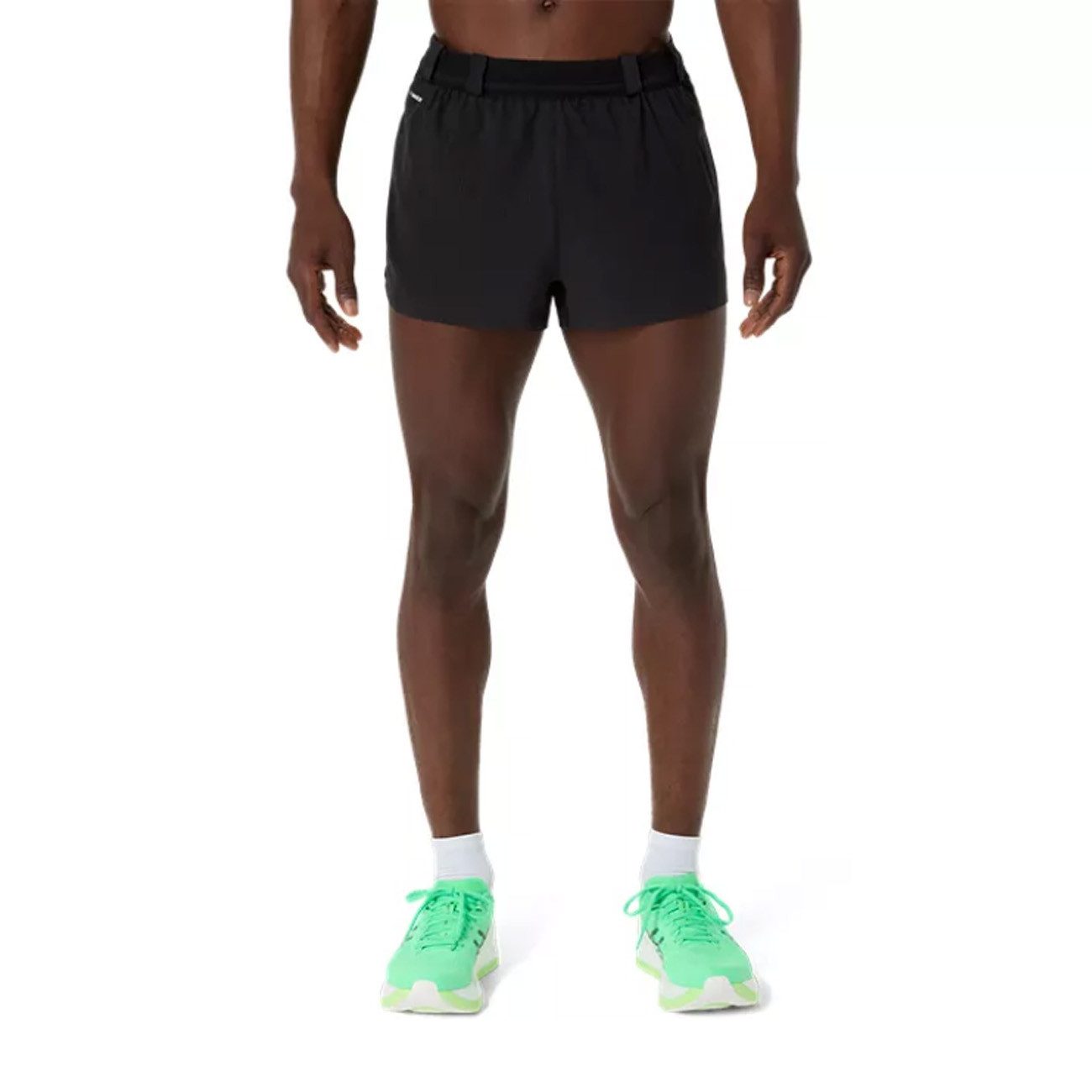 Asics Sporthose Asics Metarun Split Short Herren Schwarz
