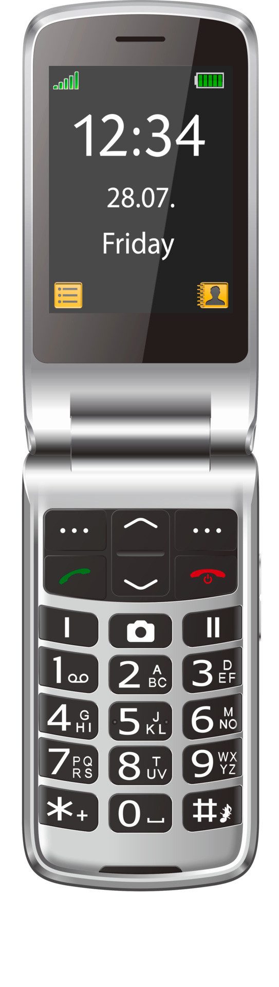 AGM by Beafon SL646 Klapphandy (2,8 cm/7,11 Zoll, 0,3 MP Kamera)