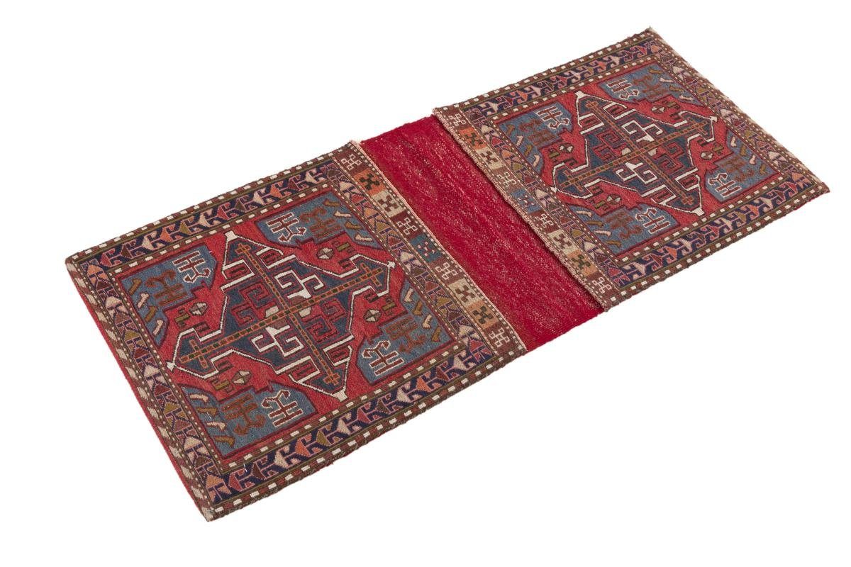 Orientteppich Kelim rechteckig, Handgewebter Nain Fars 4 mm Höhe: Orientteppich Khorjin Perserteppich, / 43x108 Trading