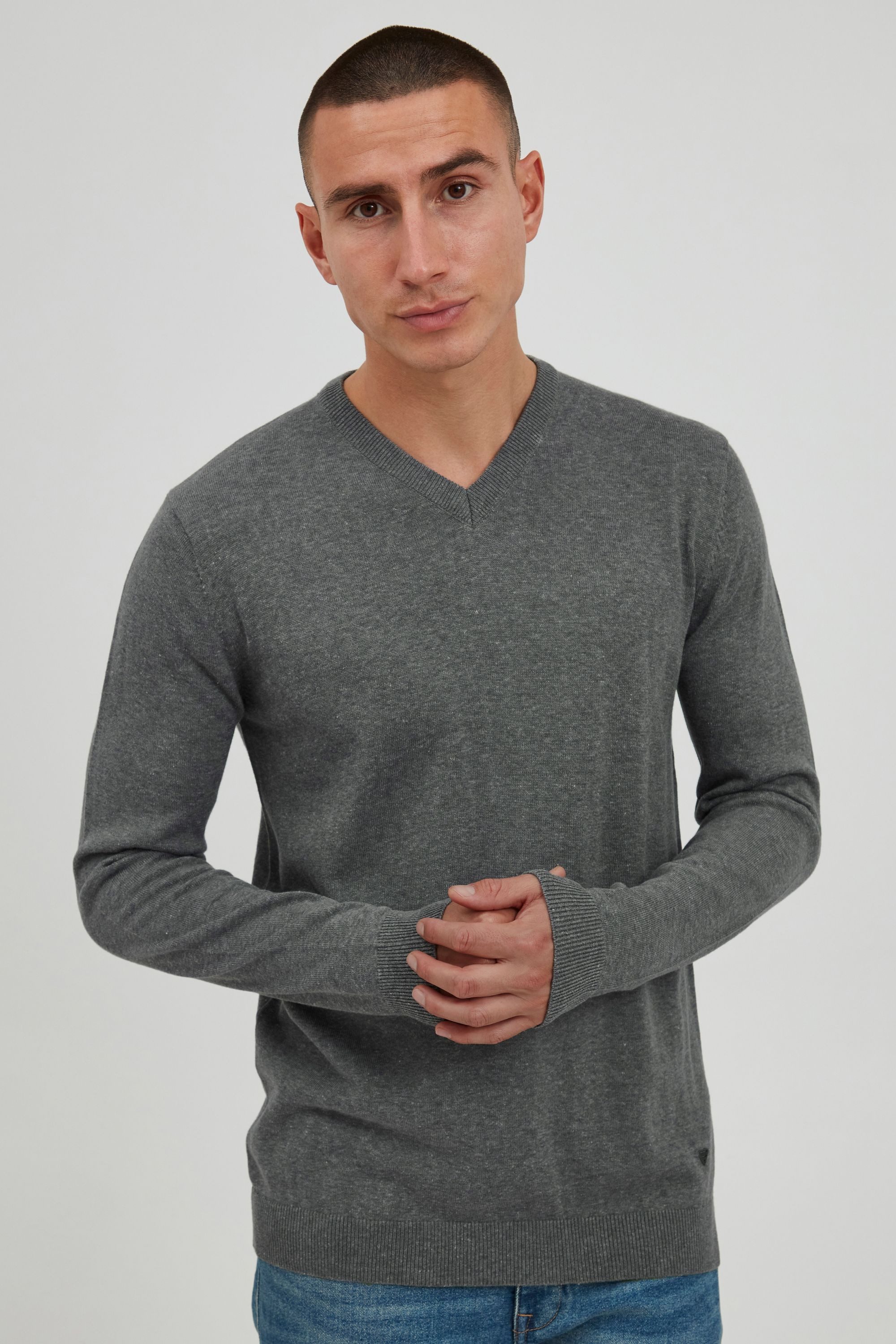 11 Project Strickpullover PRIngmar Feinstrickpullover mit V-Ausschnitt günstig online kaufen