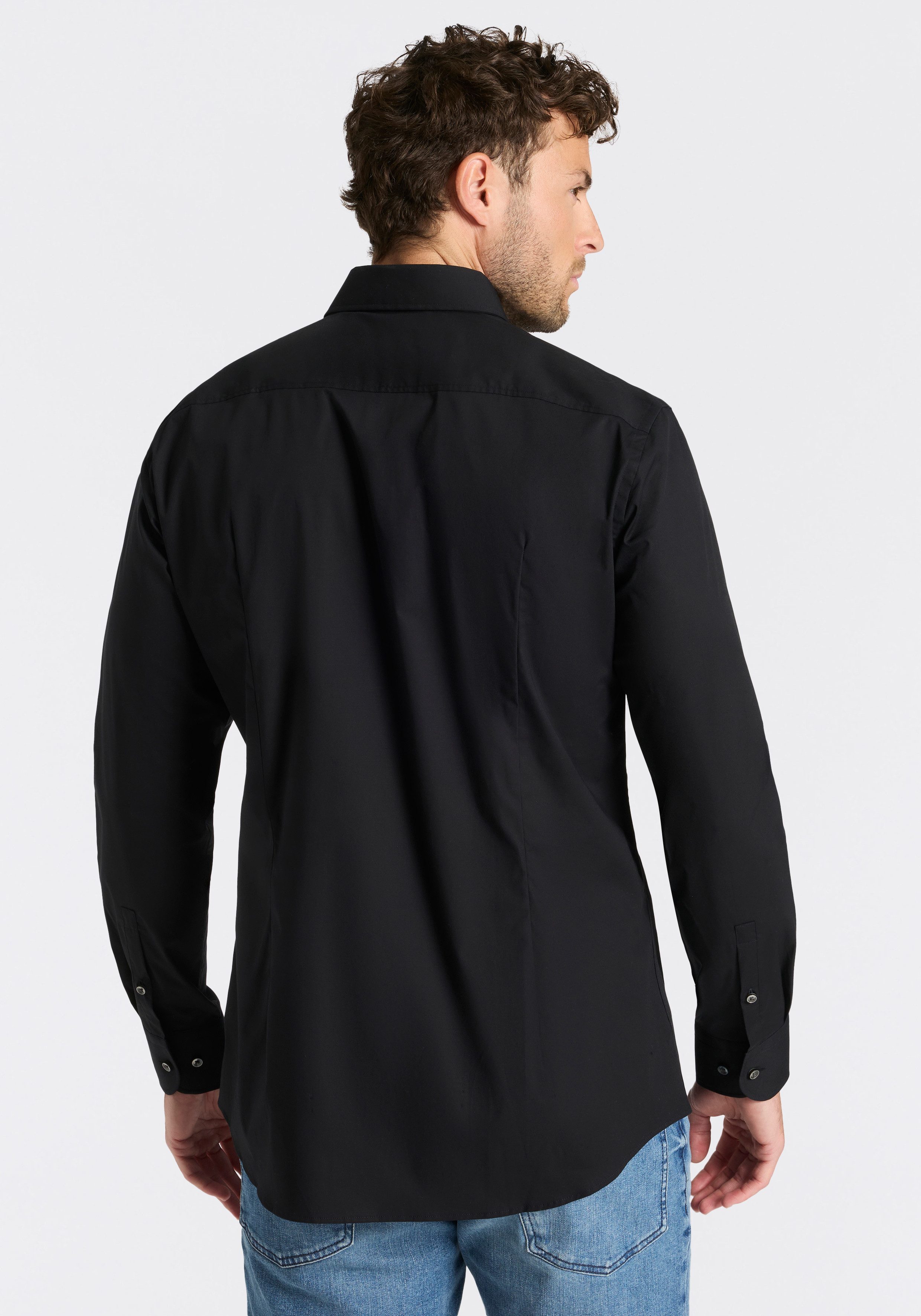 BOSS Businesshemd Kentkragen, Slim-Fit, bügelleichte Qualität günstig online kaufen