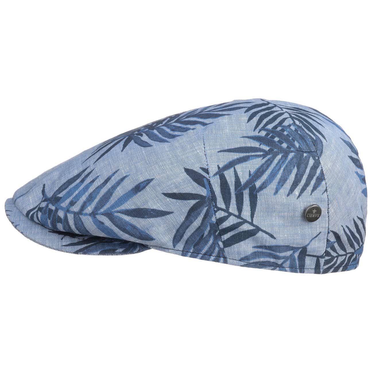 Lierys Flat Cap (1-St) Schirmmütze mit Schirm, Made in Italy blau