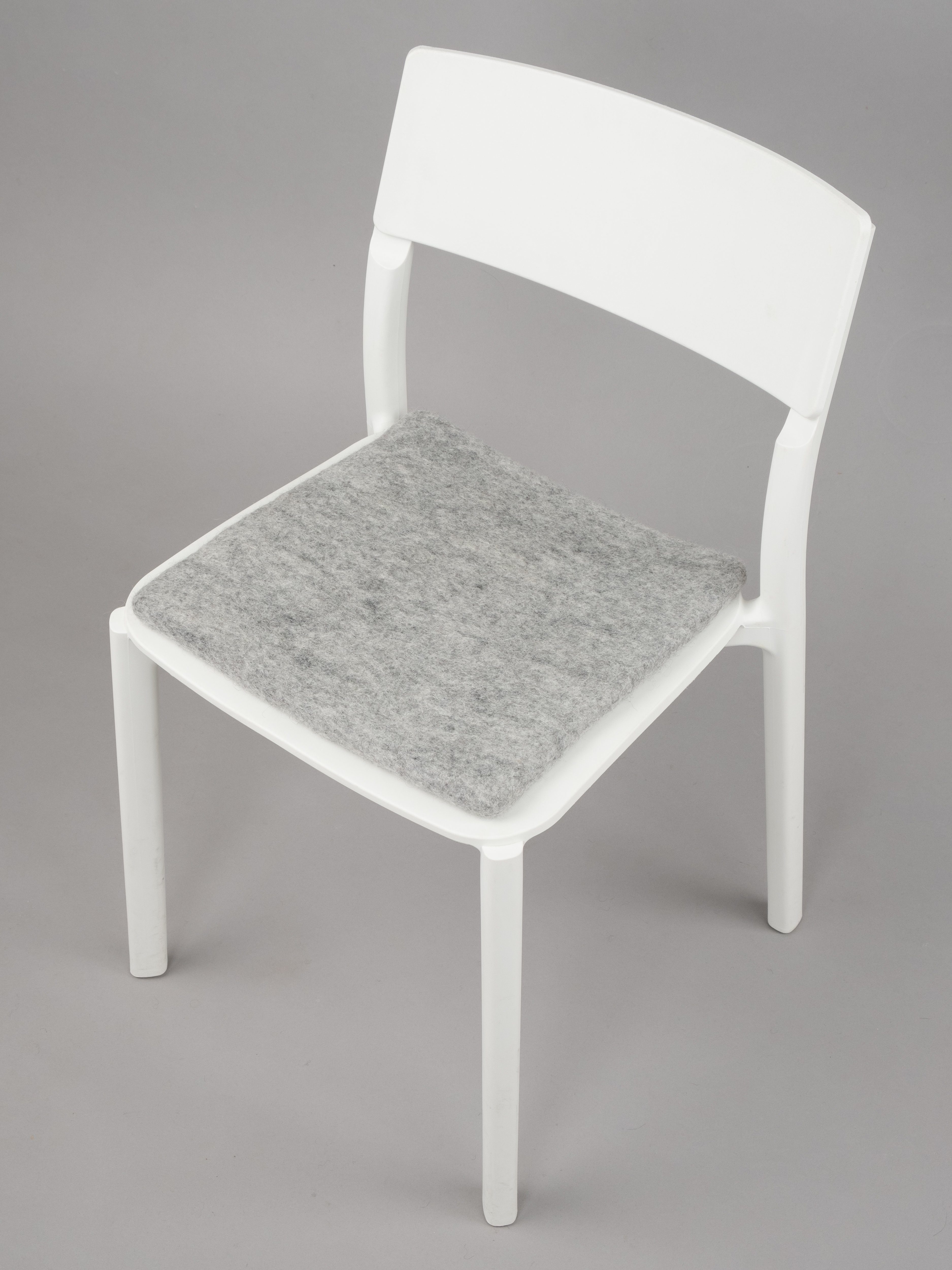 myfelt Stuhlkissen Filz Sitzauflage quadratisch - 36 x 36 cm, 100% reiner Schurwolle, quadratisch, schmutzabweisend Carl