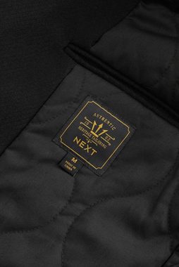Next Wollmantel Mantel aus Wollgemisch mit vier Taschen Stehkragen (1-tlg)