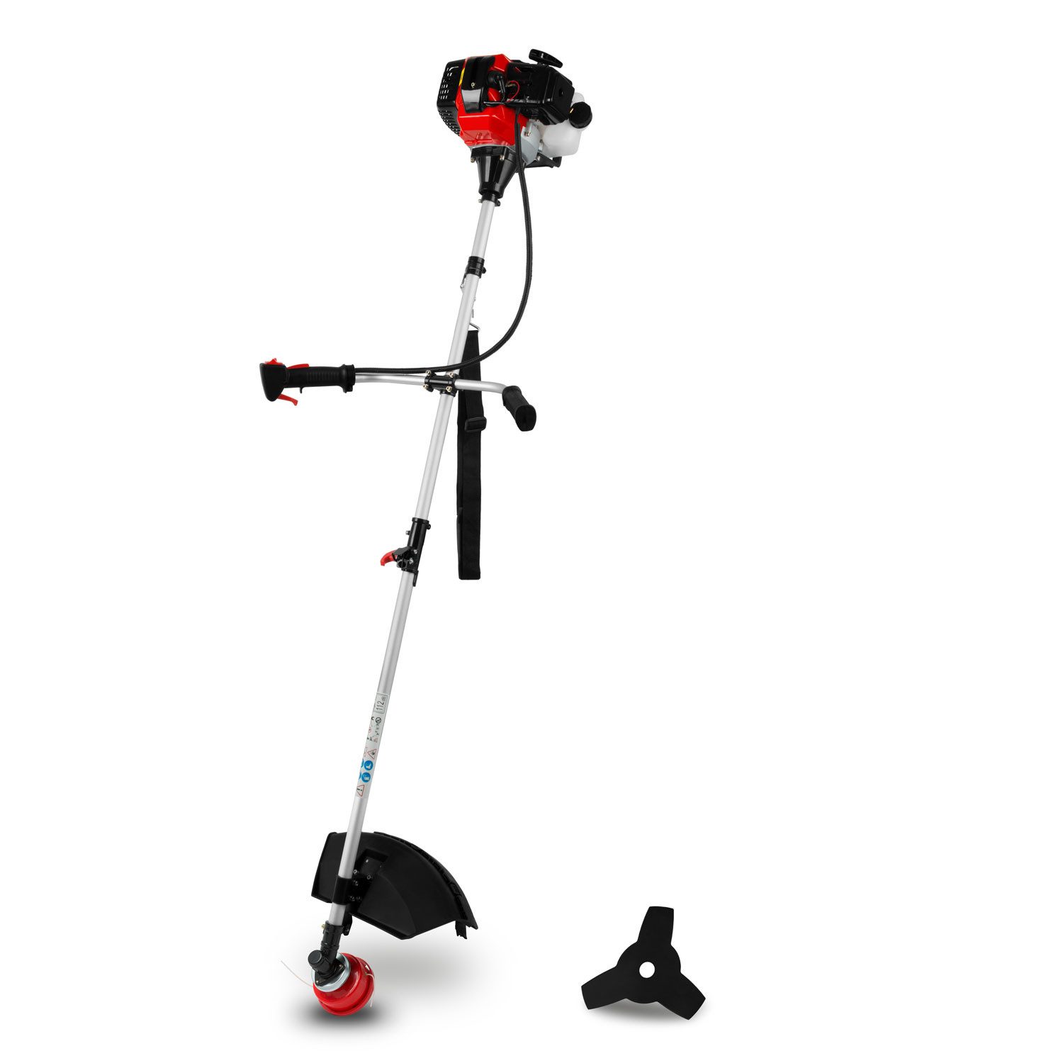 EBERTH Benzin-Rasentrimmer Freischneider Rasentrimmer Multitool 2in1 Benzin günstig online kaufen