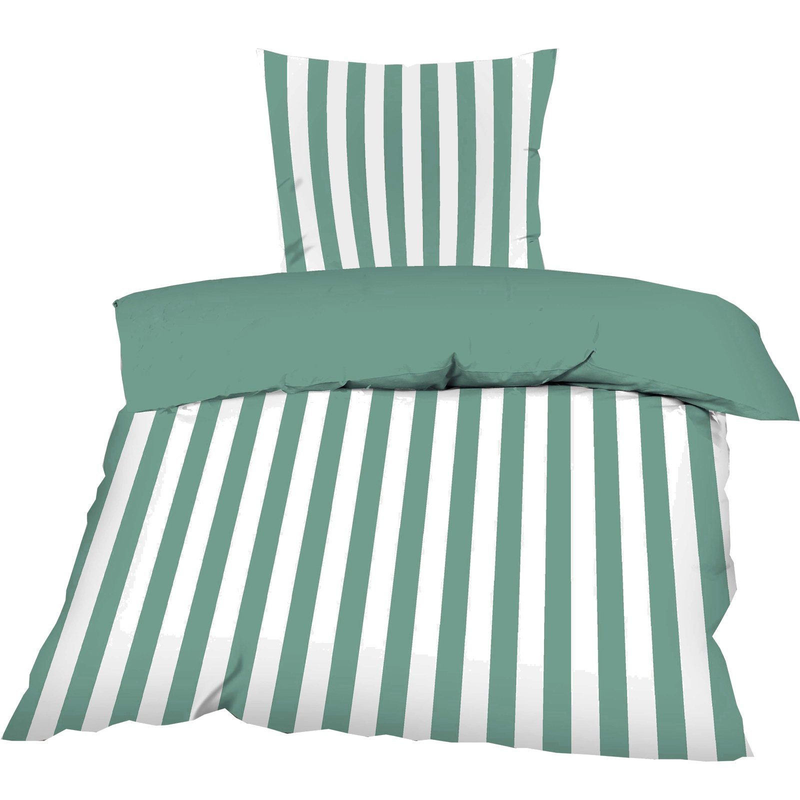 Casa Colori Bettwäsche Renforce Wendebettwäsche 135x200 cm, Renforce, 2 tei günstig online kaufen