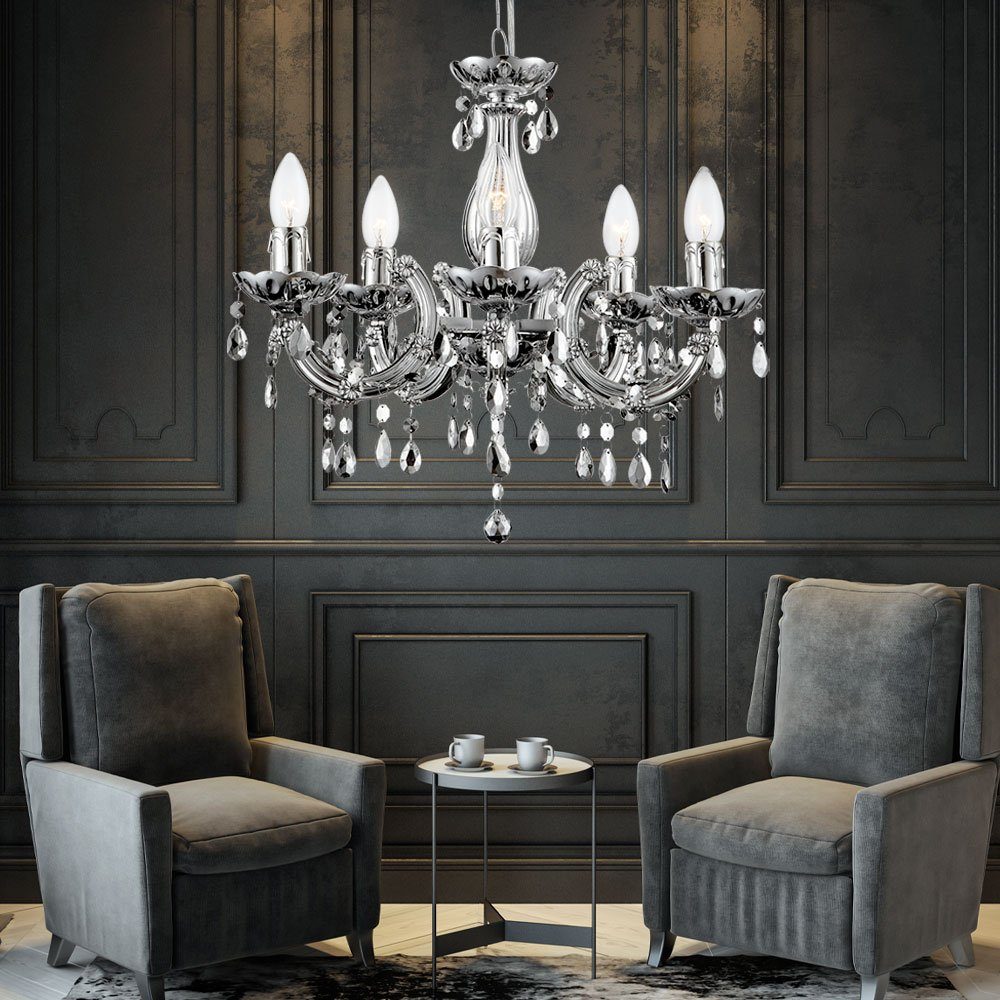 GLOBO LIGHTING Kronleuchter, Leuchtmittel nicht inklusive, Luster Kronleuchter Schlaf Zimmer Beleuchtung Decken Leuchte Hänge