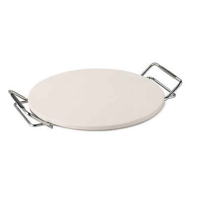 Grillrost Boomex Pizzastein 30 cm und Halterung für Grill 57646