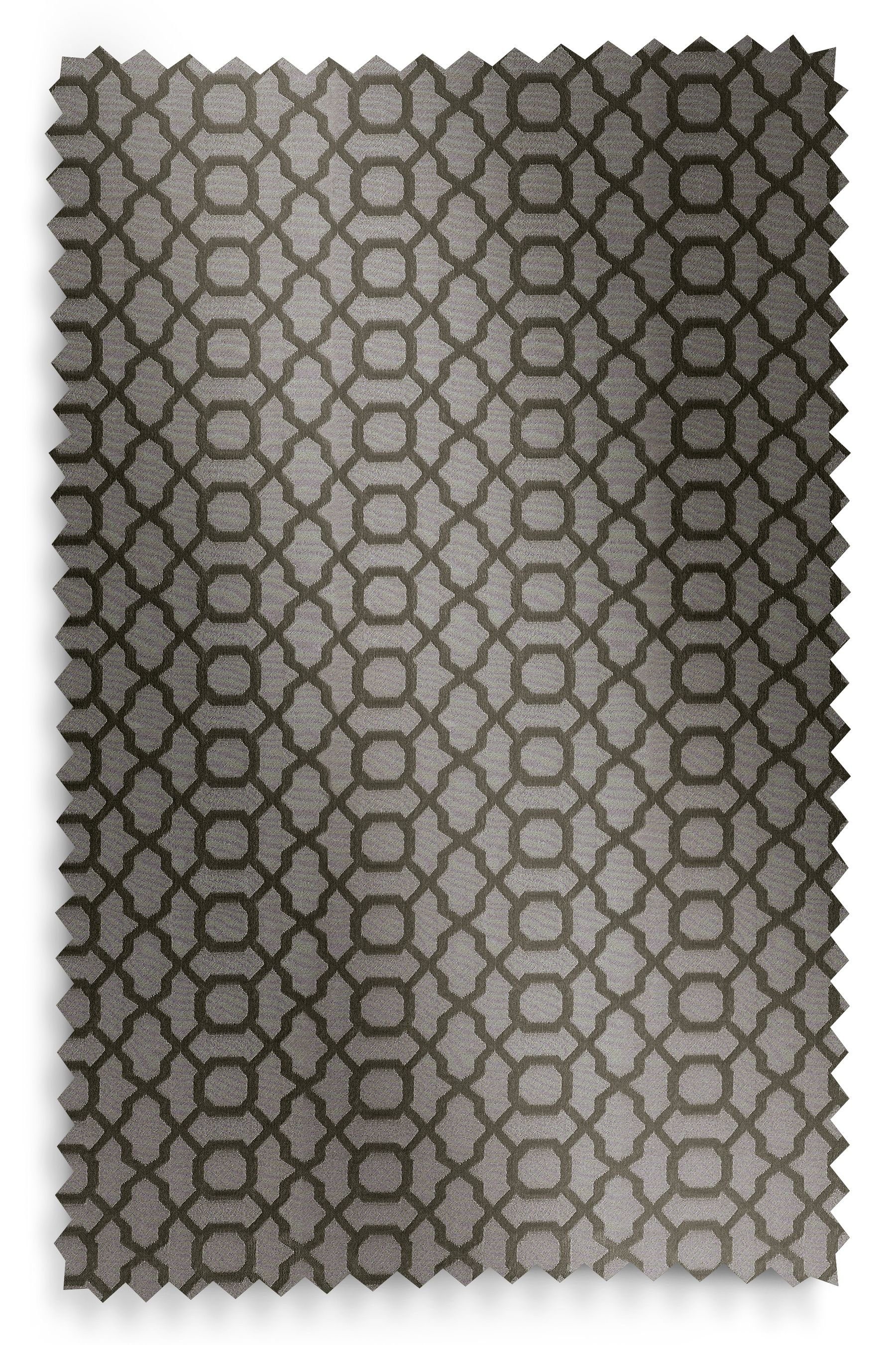 Vorhang Gewebte Vorhänge Muster, mit St) geometrischem Next, Silver Grey (2