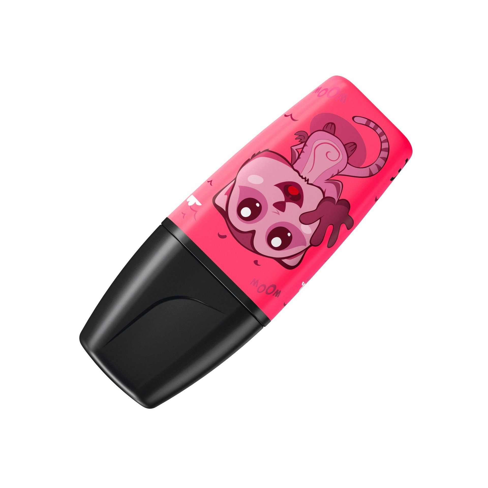 STABILO Faserstift Textmarker Set Mini Animal Vibes 5er Etui, Anti Dry Out Technologie