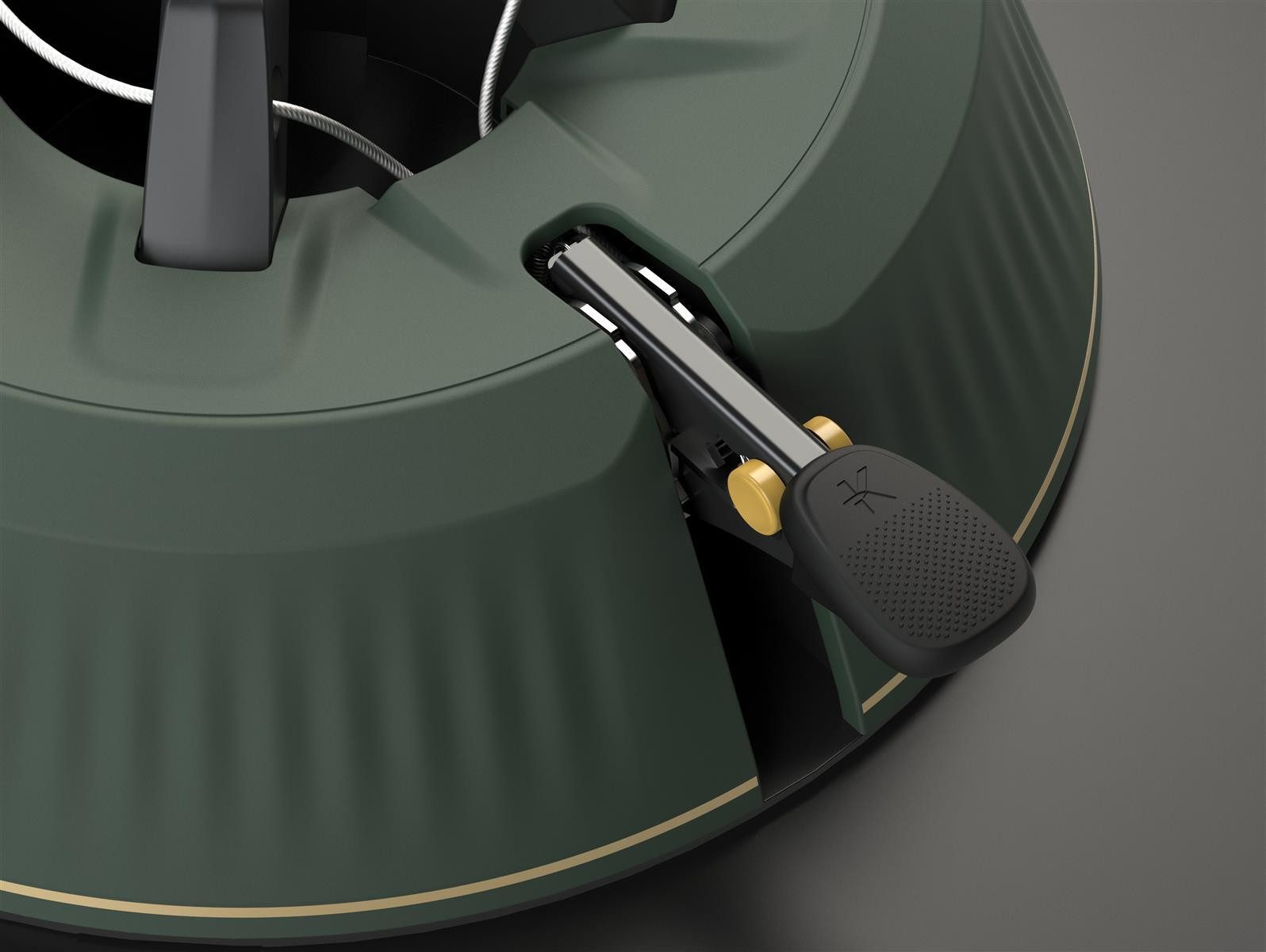 Krinner Christbaumständer KRINNER X-240 (1-tlg), Original-Rundum-Einseil-Technik