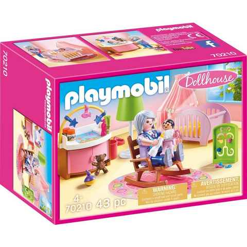 Playmobil® Konstruktions-Spielset Babyzimmer (70210), Dollhouse, (43 St), Made in Germany