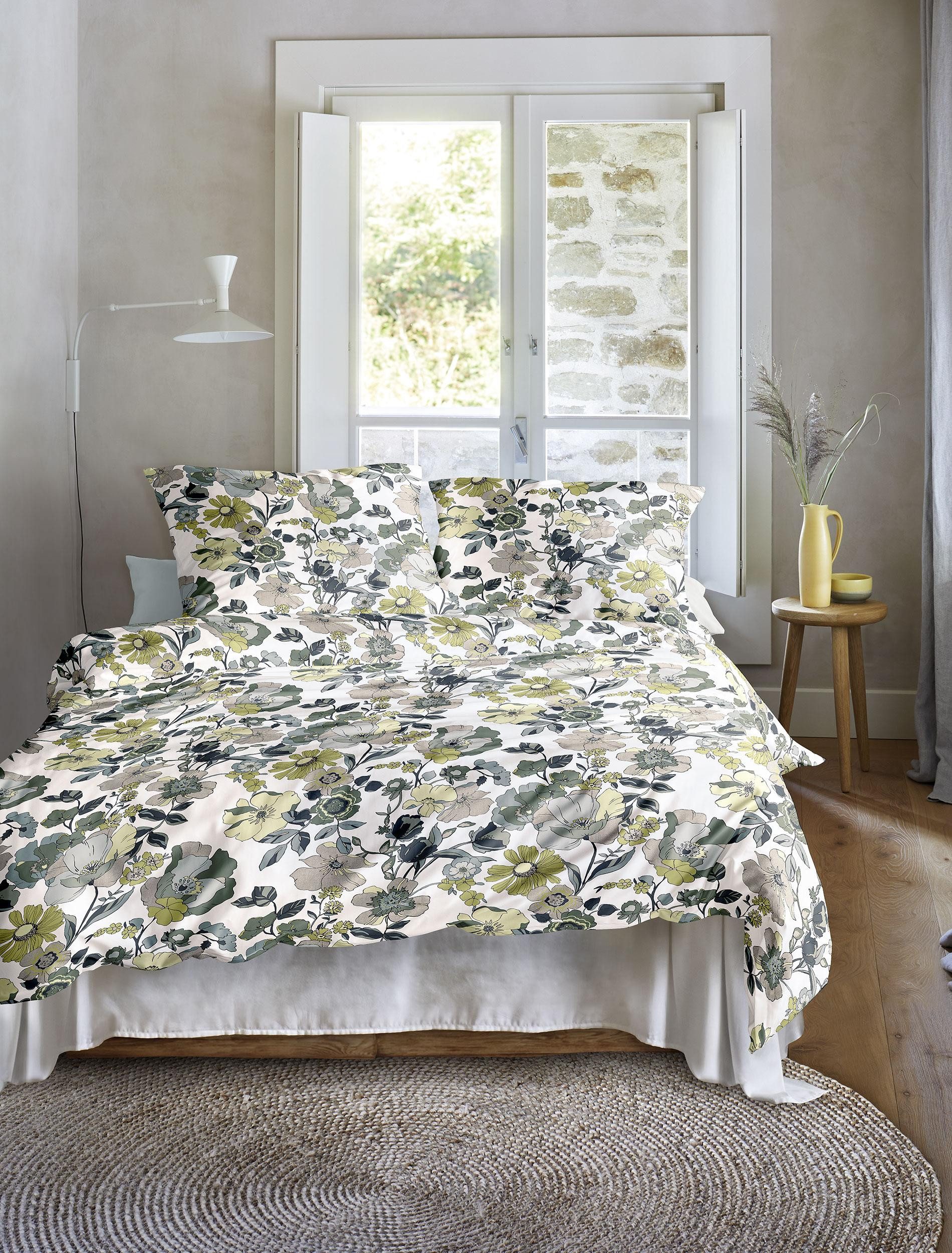 Irisette Bettwäsche Wave 8623, Mako-Satin, 2 teilig, anschmiegsam und atmungsaktiv, Ganzjahresqualität
