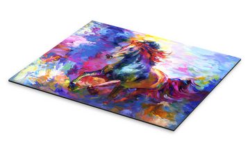 Posterlounge XXL-Wandbild Leon Devenice, Farbenfrohes Pferd, Kinderzimmer Kindermotive