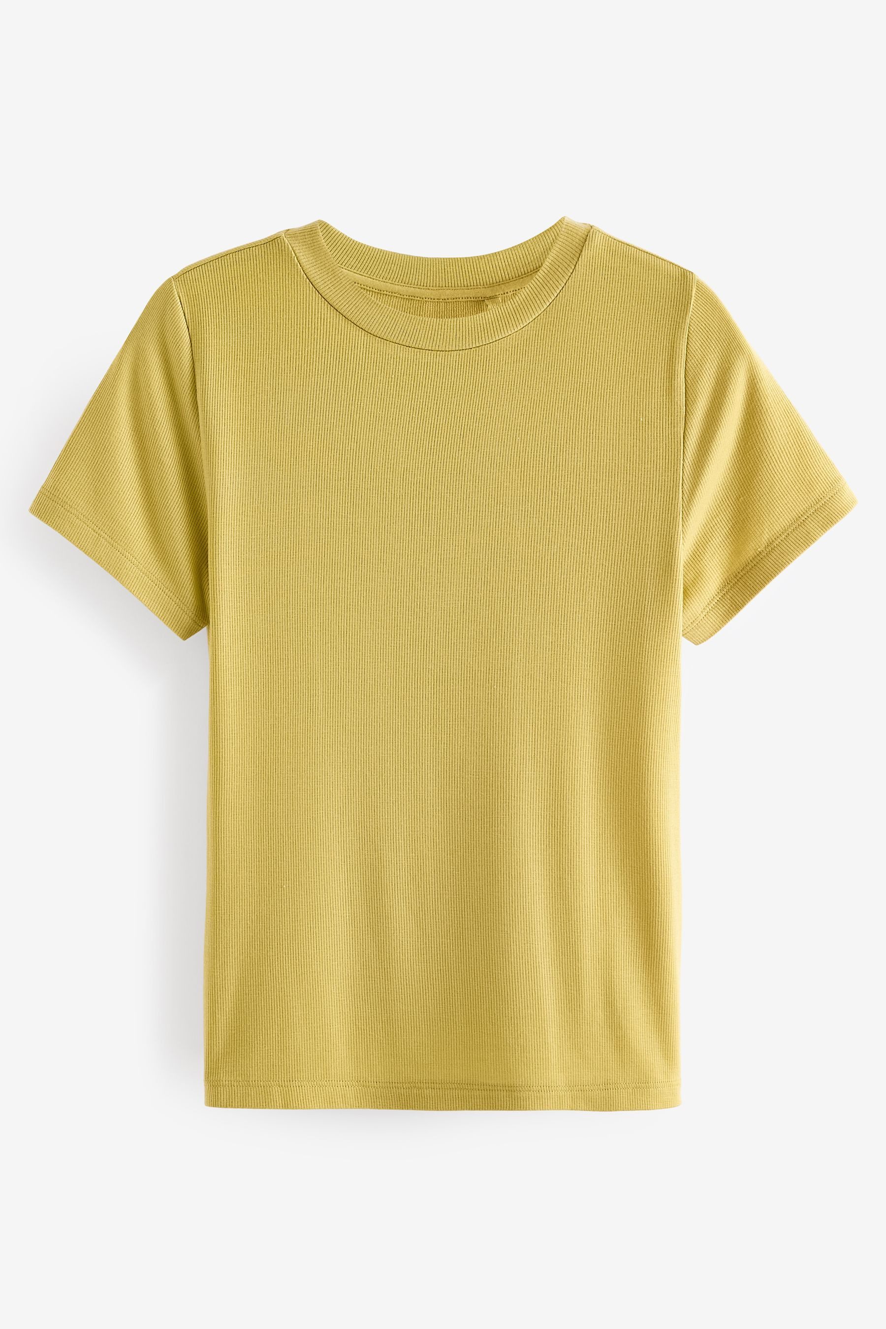 Next T-Shirt Superweiches, geripptes T-Shirt aus günstig online kaufen