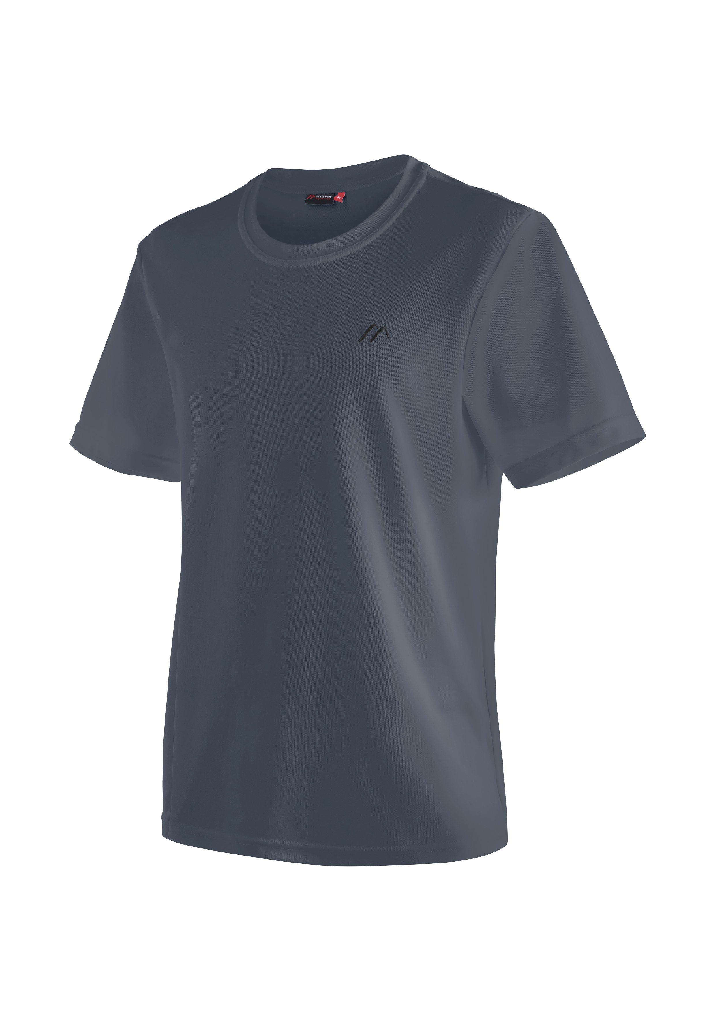 Maier Sports Funktionsshirt Walter Herren T-Shirt, rundhals pique Outdoorsh günstig online kaufen