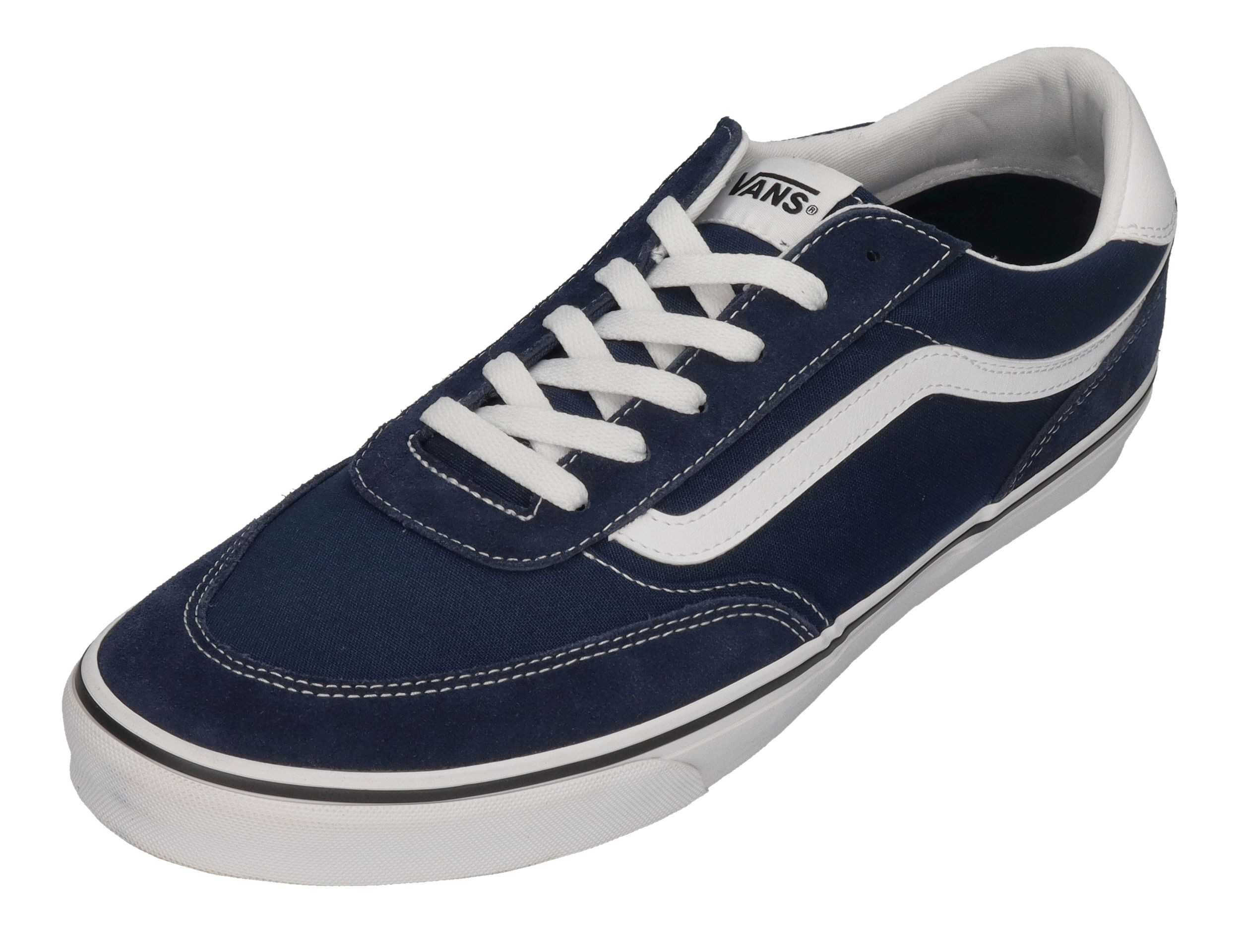Vans BROOKLYN LS Suede/Canvas Skateschuh Dress Blues